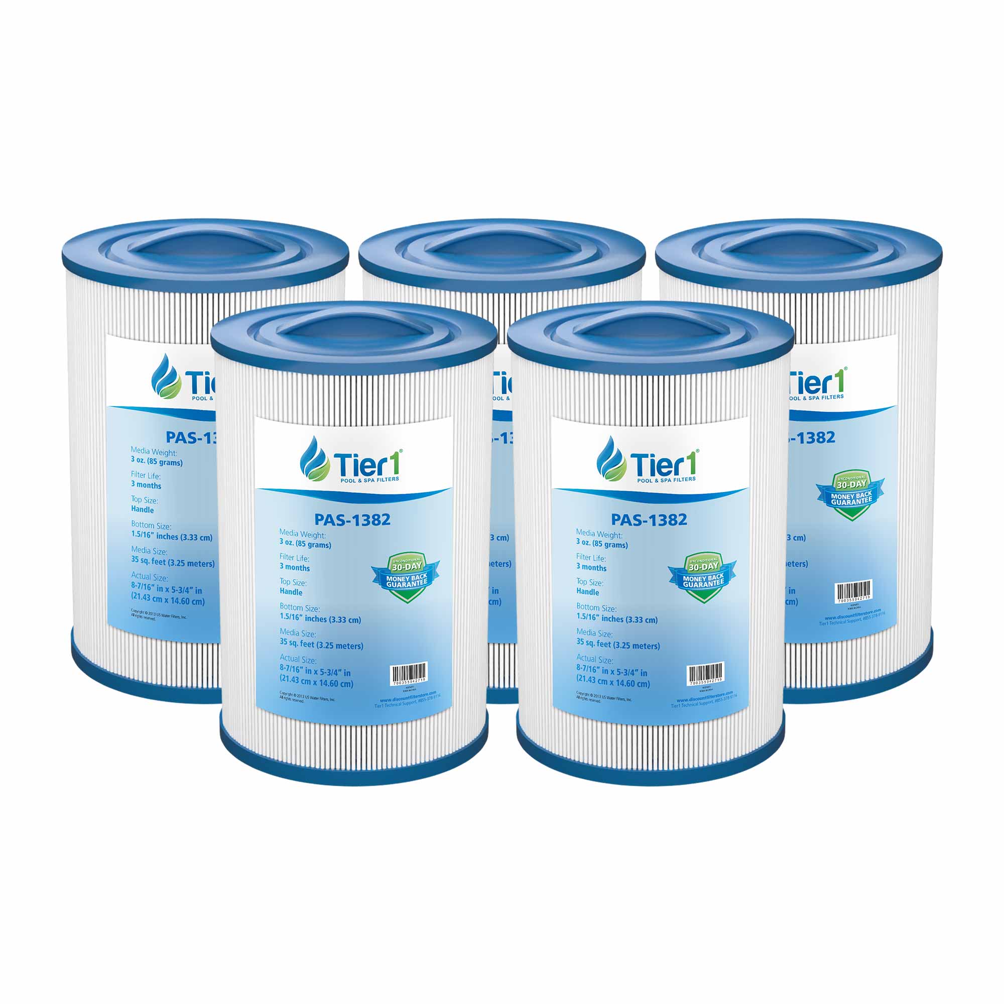 Tier1 PAS-1382 Replacement Pool and Spa Filter - WaterFilters.NET