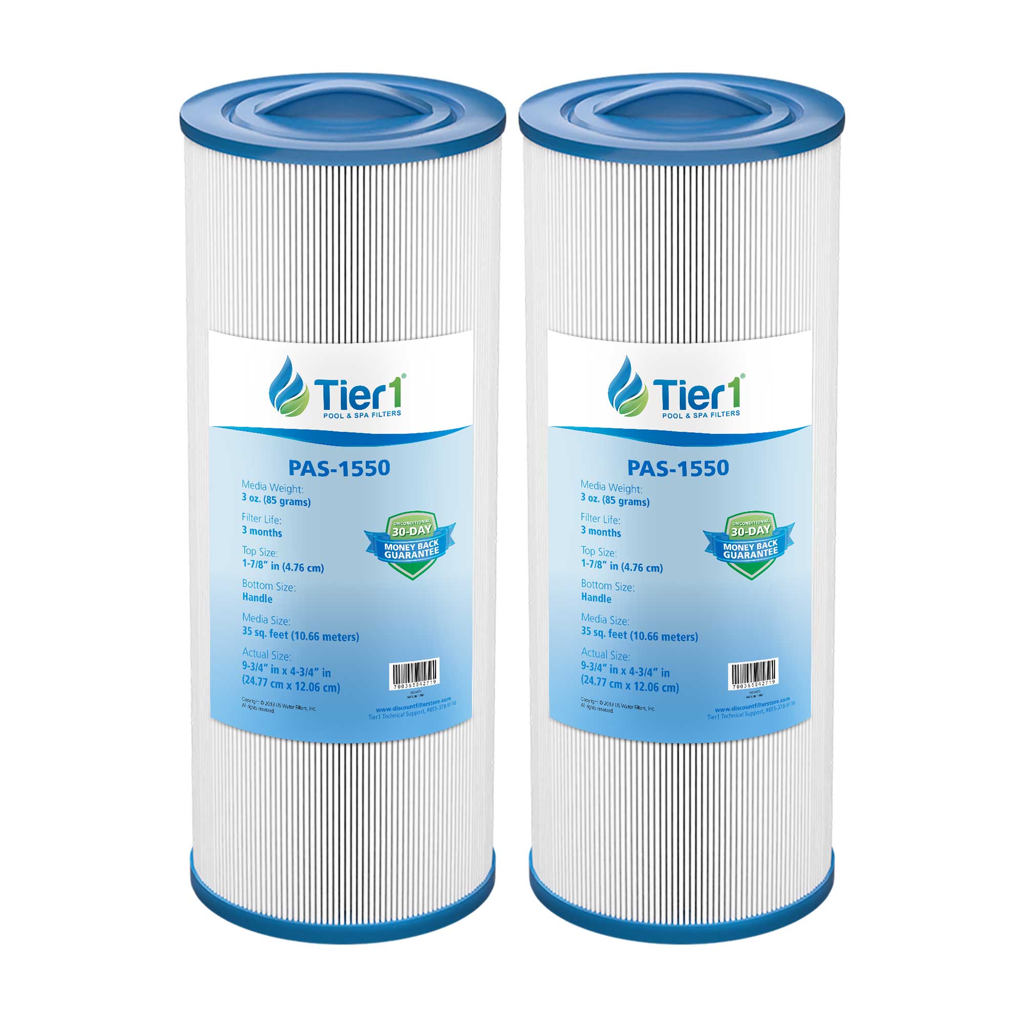 9-3/4 X 4-3/4-Inch Tier1 PAS-1550 Replacement For FL1009 - WaterFilters.NET