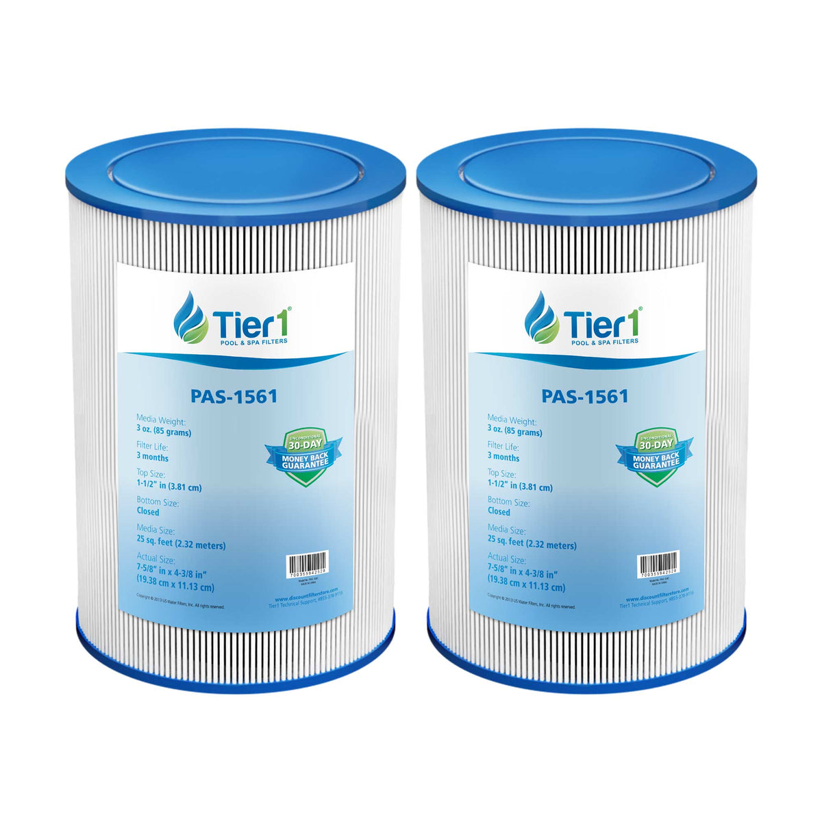 Tier1 PAS-1561 Replacement Pool and Spa Filter - WaterFilters.NET