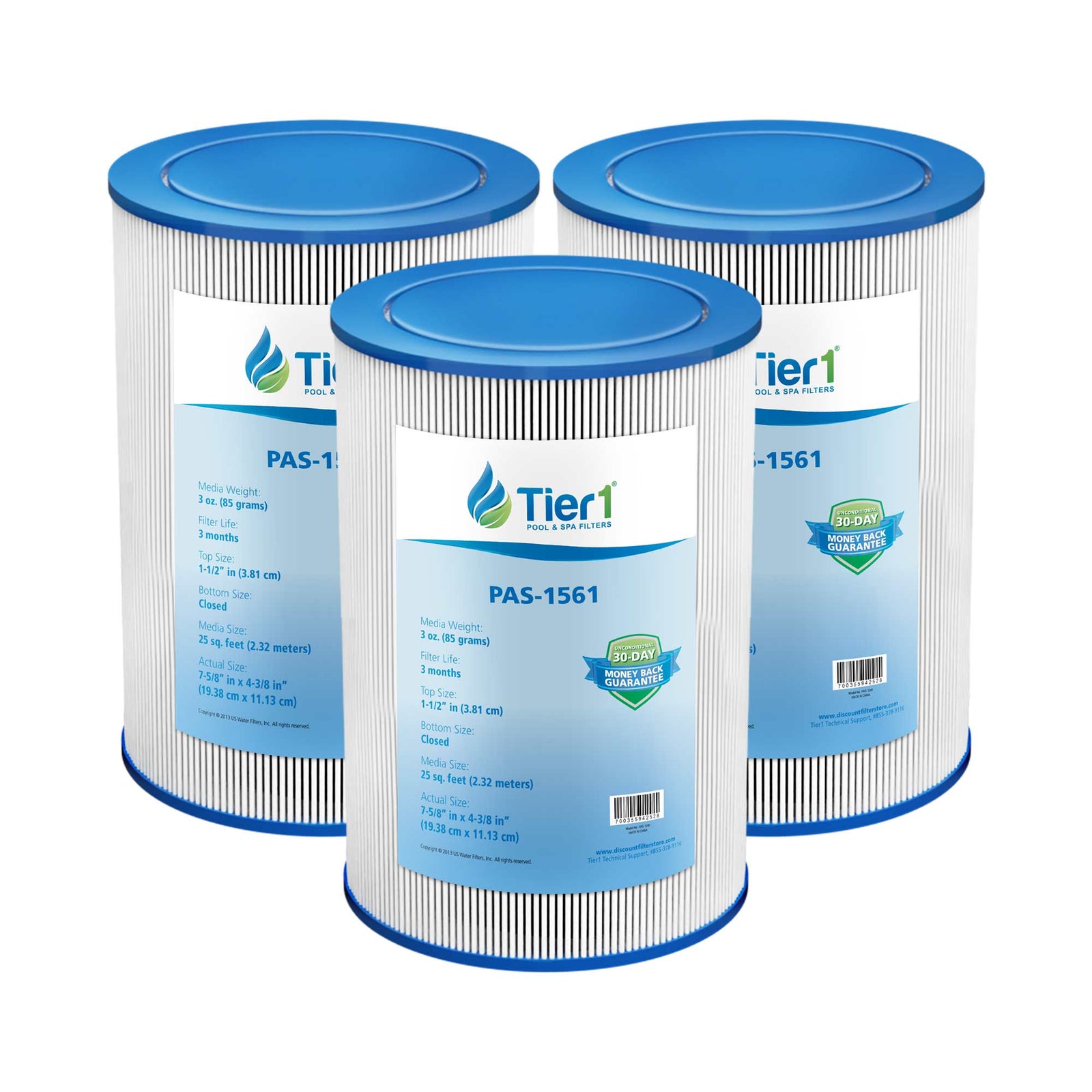 Tier1 PAS-1561 Replacement Pool and Spa Filter - WaterFilters.NET