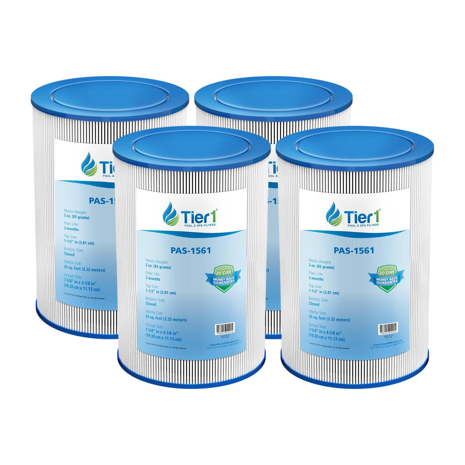 Tier1 PAS-1561 Replacement Pool and Spa Filter - WaterFilters.NET