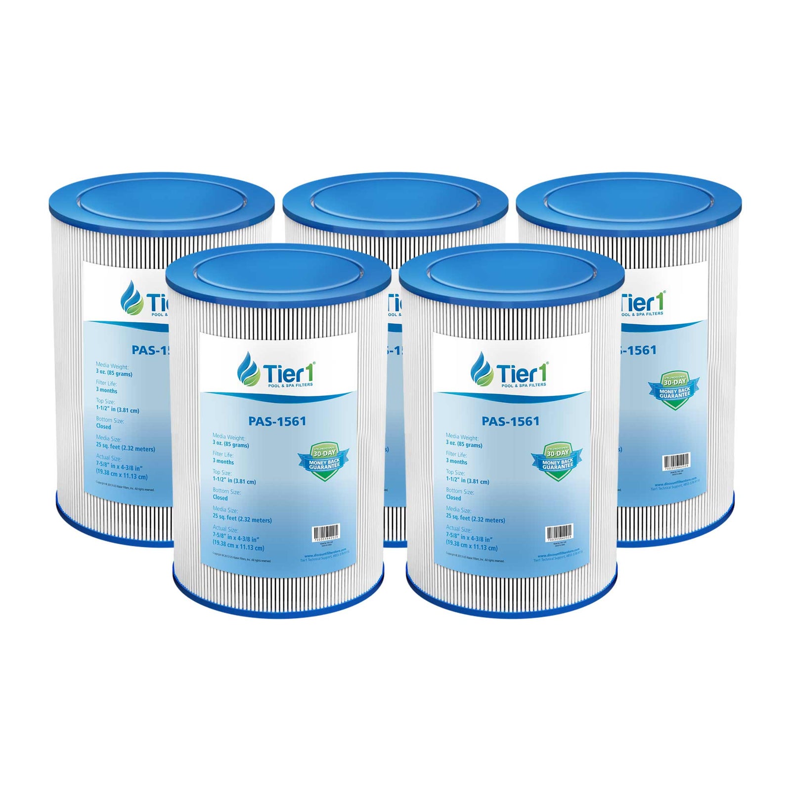 Tier1 PAS-1561 Replacement Pool and Spa Filter - WaterFilters.NET