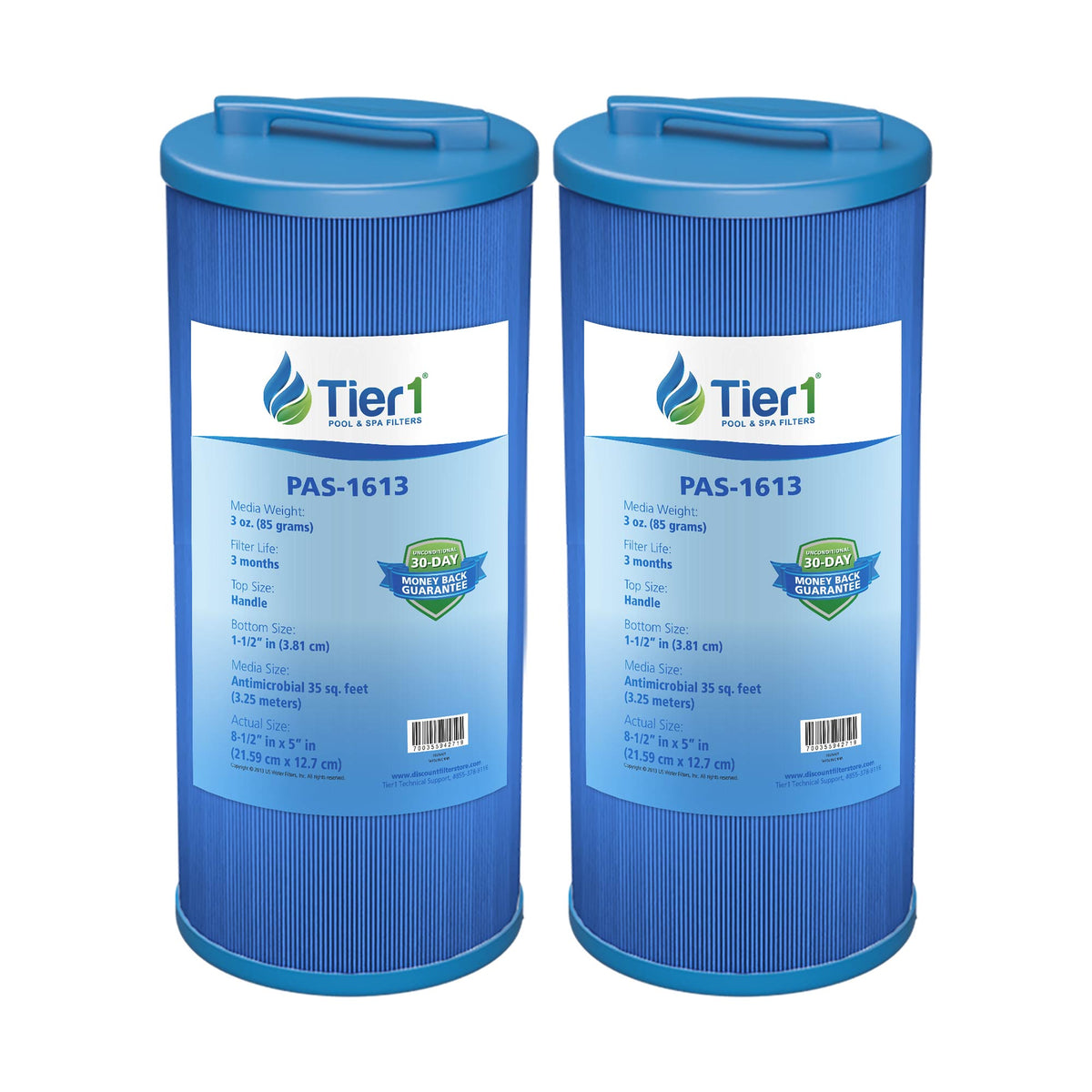8-1/2 X 5 Inch Tier1 PAS-1613 Replacement For 817-4035 - WaterFilters.NET