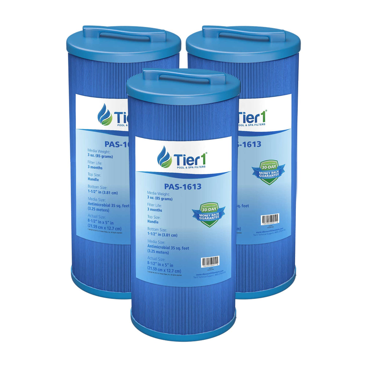 8-1/2 X 5 Inch Tier1 PAS-1613 Replacement For 817-4035 - WaterFilters.NET