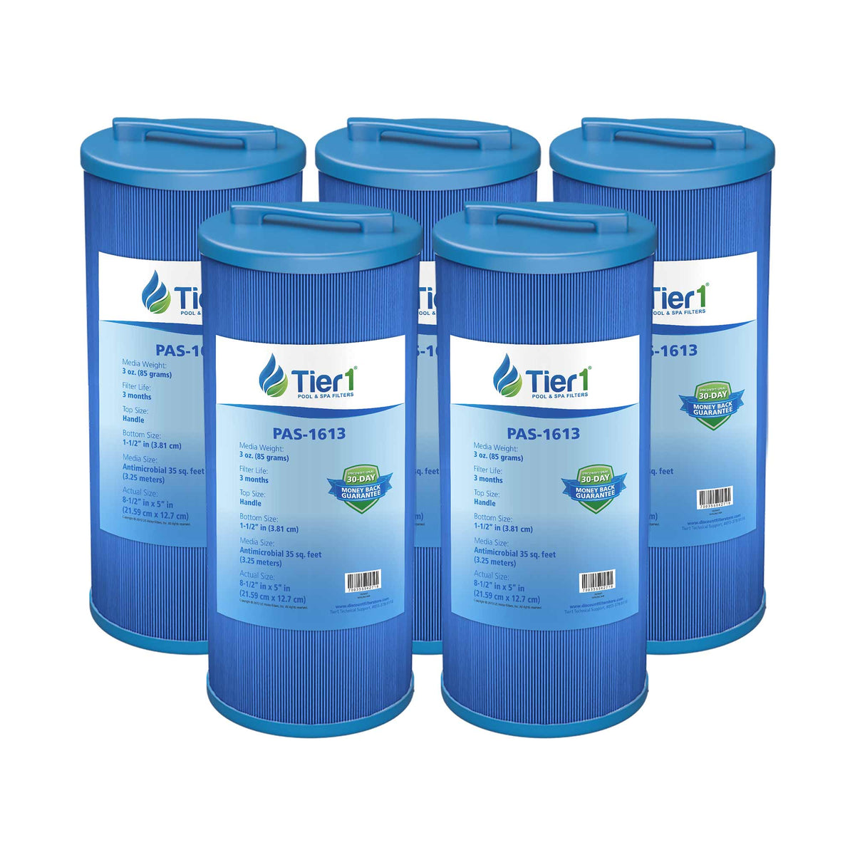 8-1/2 X 5 Inch Tier1 PAS-1613 Replacement For 817-4035 - WaterFilters.NET