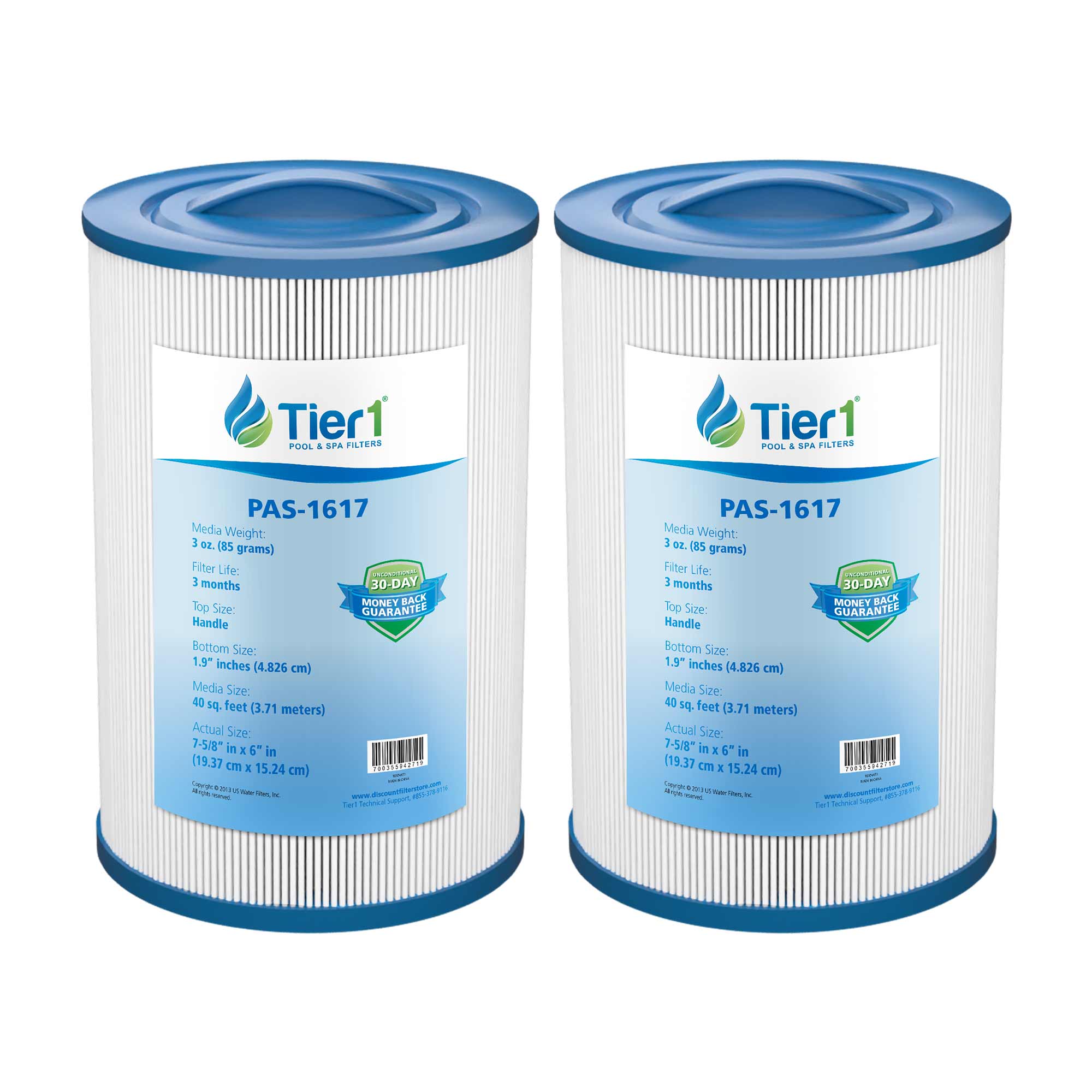 Tier1 Waterway 817-0050 Pool and Spa Filter Replacement - WaterFilters.NET