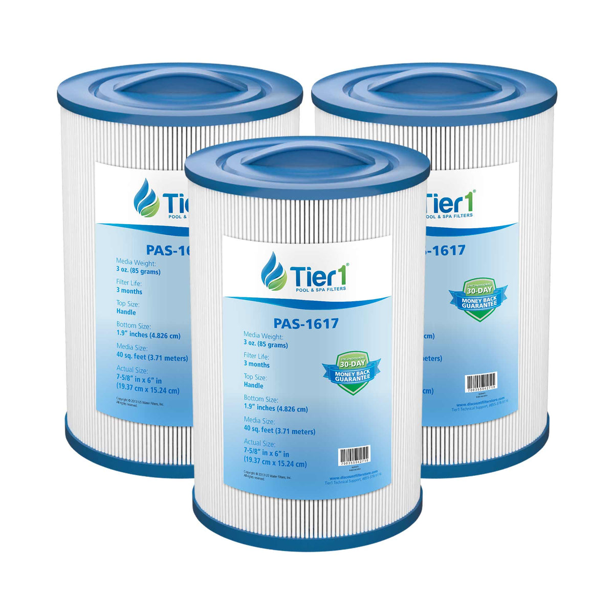 Tier1 Waterway 817-0050 Pool and Spa Filter Replacement - WaterFilters.NET