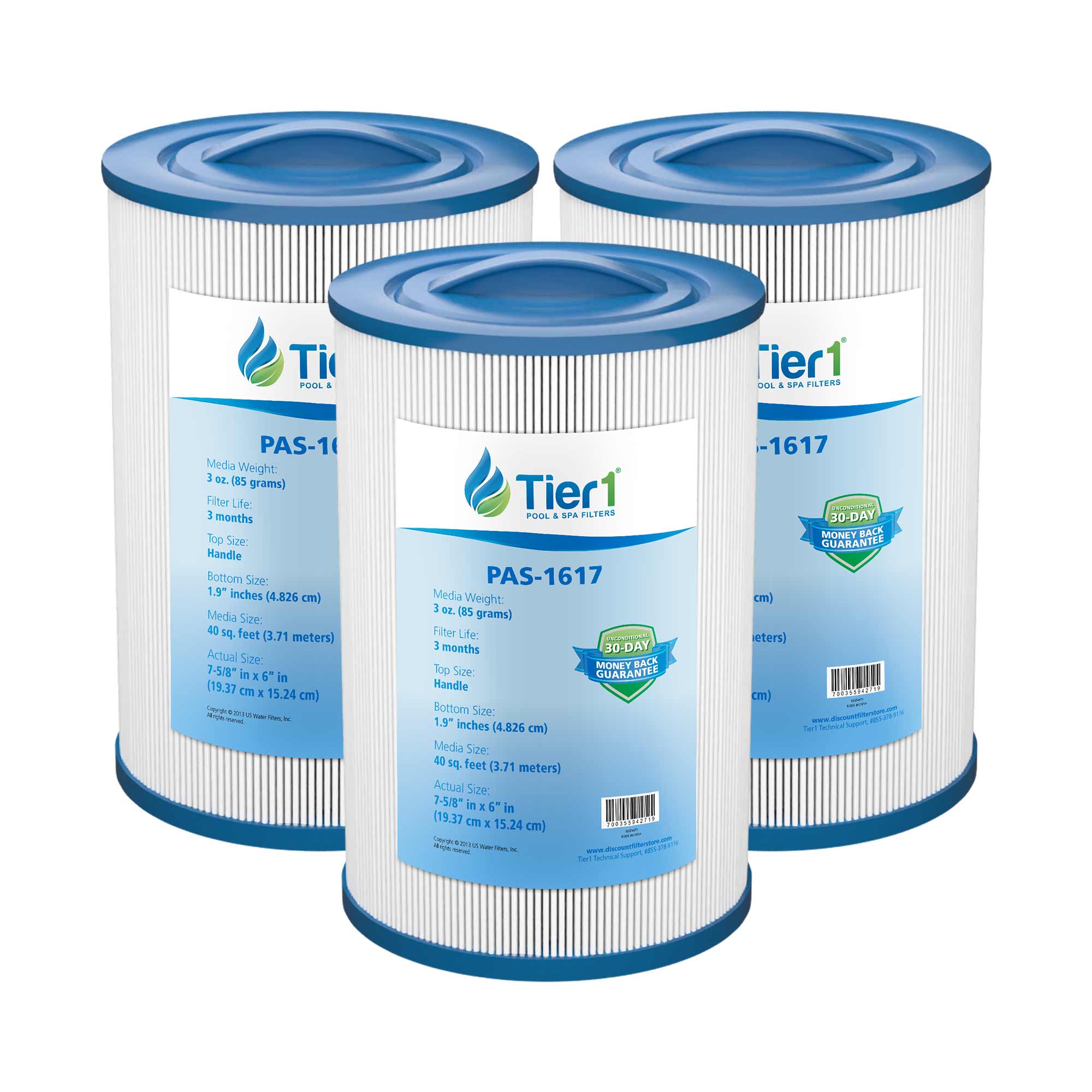 Tier1 Waterway 817-0050 Pool and Spa Filter Replacement - WaterFilters.NET