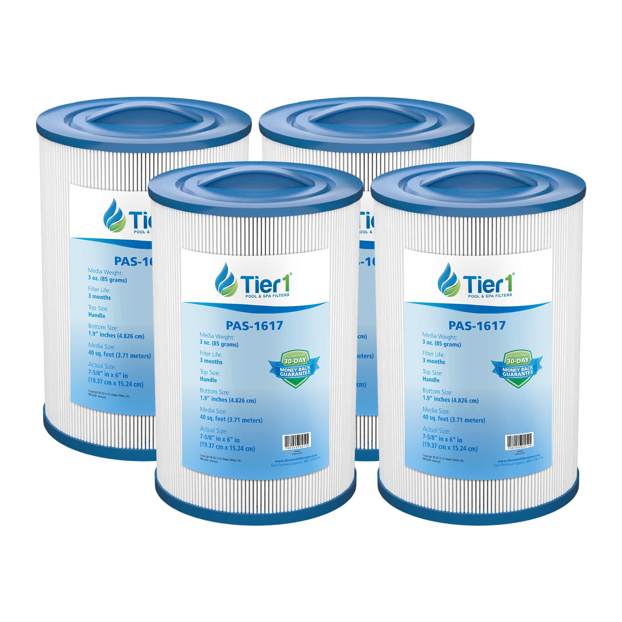 Tier1 Waterway 817-0050 Pool and Spa Filter Replacement - WaterFilters.NET