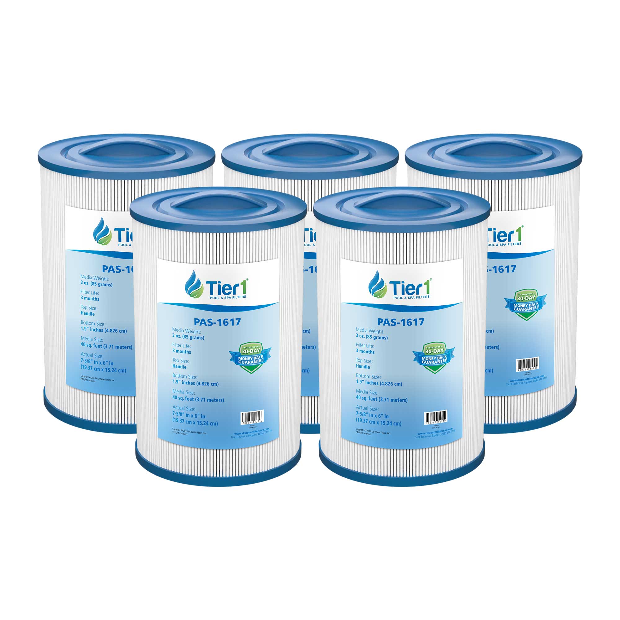 Tier1 Waterway 817-0050 Pool and Spa Filter Replacement - WaterFilters.NET