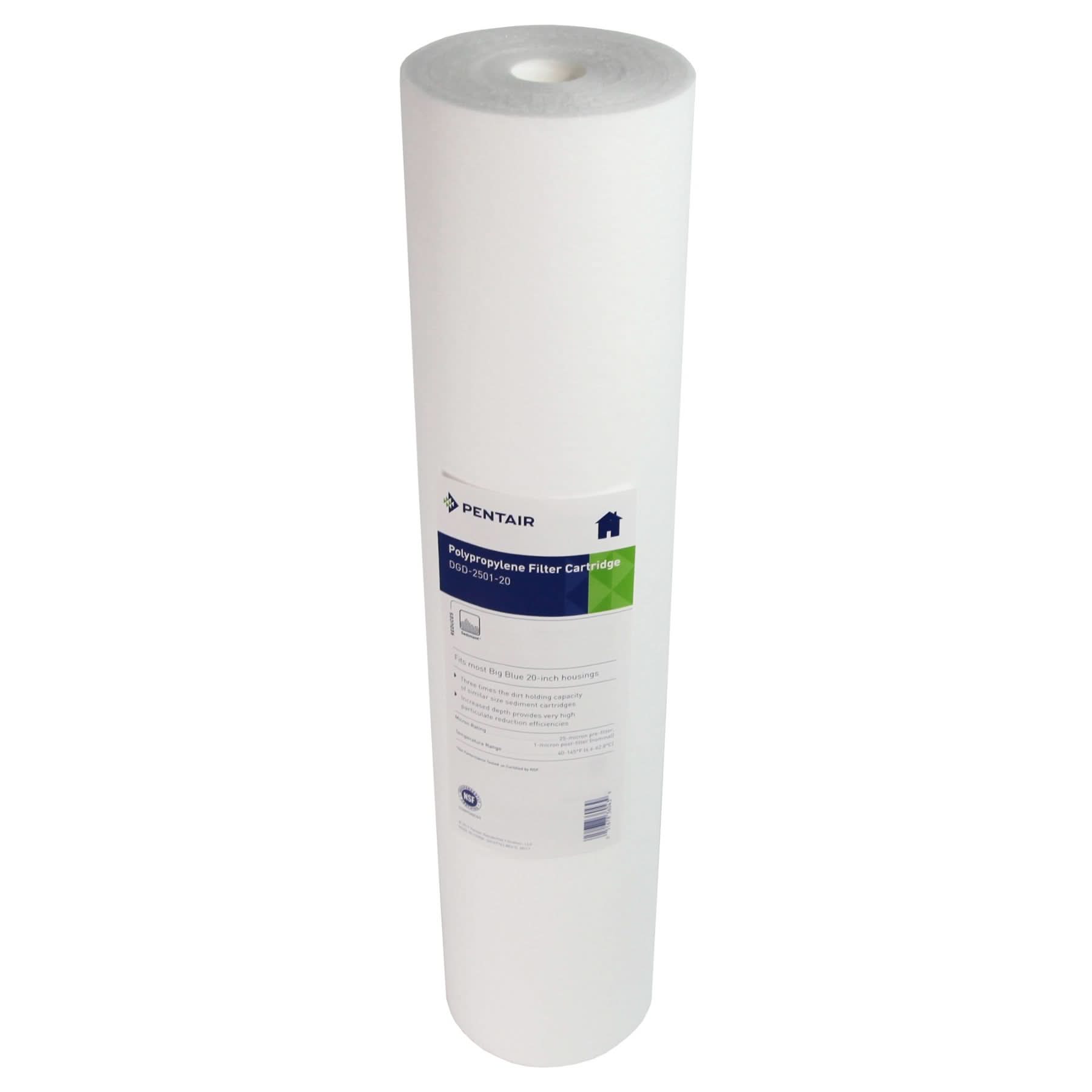 Pentek DGD-2501-20 Sediment Water Filters (20-inch x 4.5-inch) - WaterFilters.NET