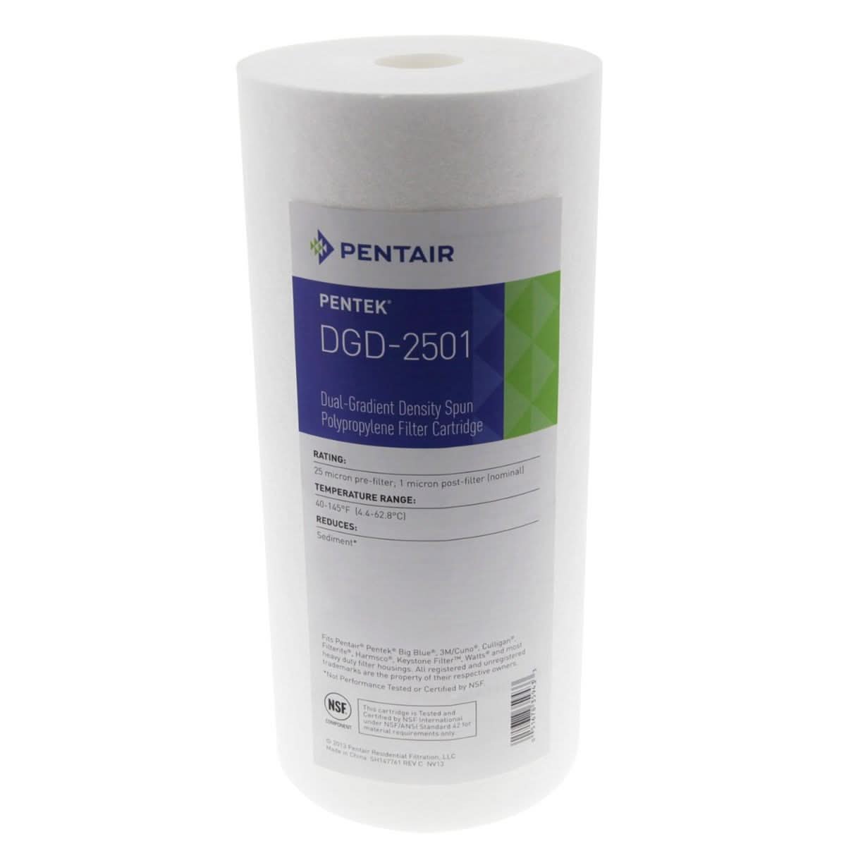 Pentek DGD-2501 Sediment Water Filter (10-inch x 4.5-inch) - WaterFilters.NET
