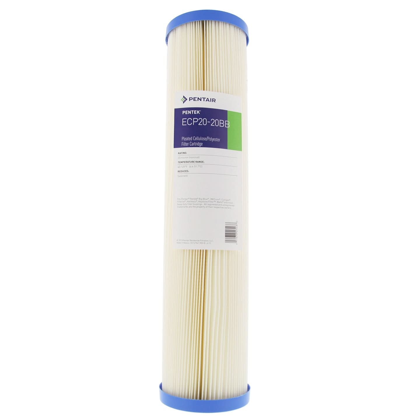 Pentek ECP20-20BB Pleated Sediment Water Filters (20-inch x 4-1/2-inch)