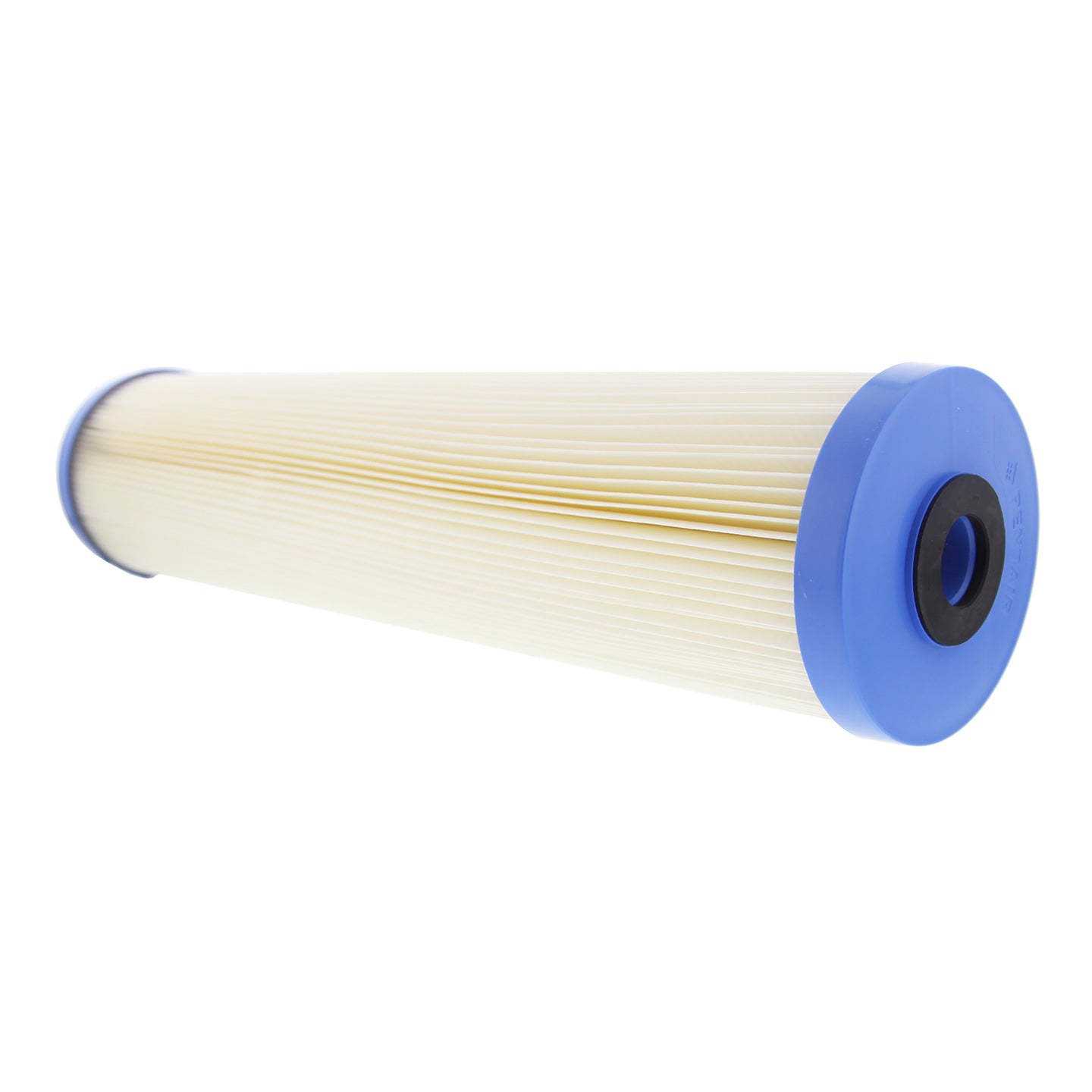 Pentek ECP20-20BB Pleated Sediment Water Filters (20-inch x 4-1/2-inch) (Side One Top View)