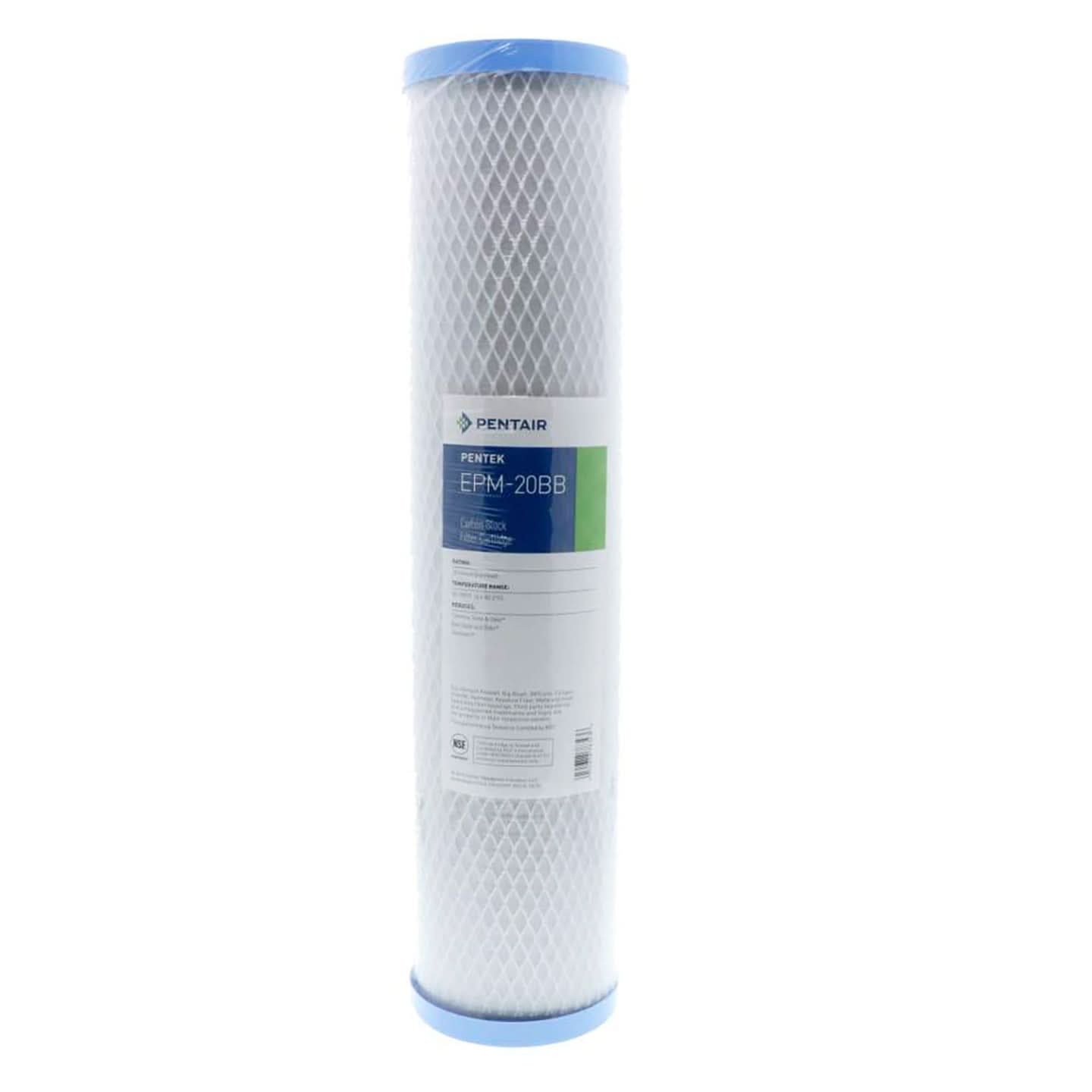 Pentek EPM-20BB Carbon Block Water Filter (20-inch x 4-5/8-inch) - WaterFilters.NET