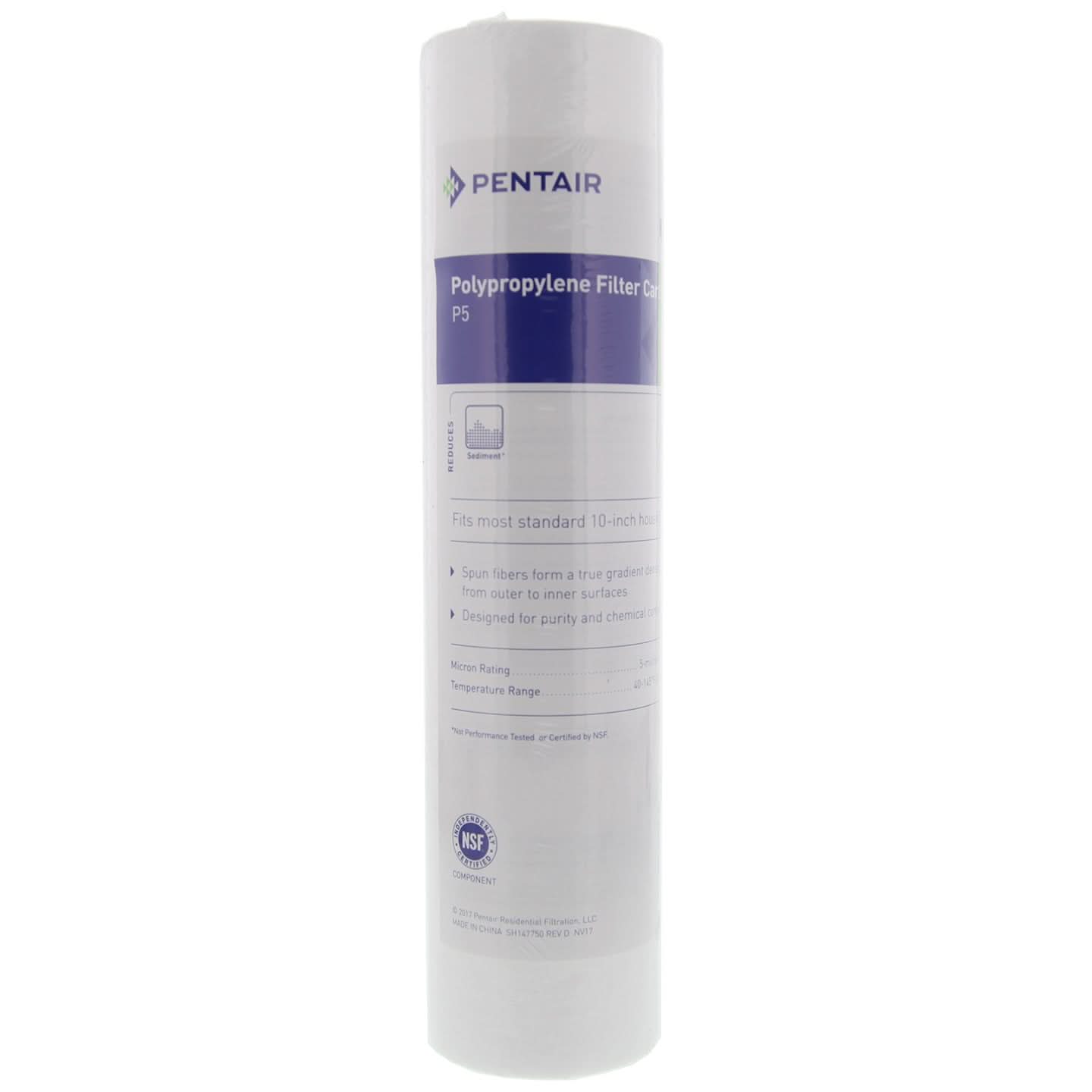 Pentek P5 Sediment Water Filter (9-3/4-inch x 2-3/8-inch) - WaterFilters.NET