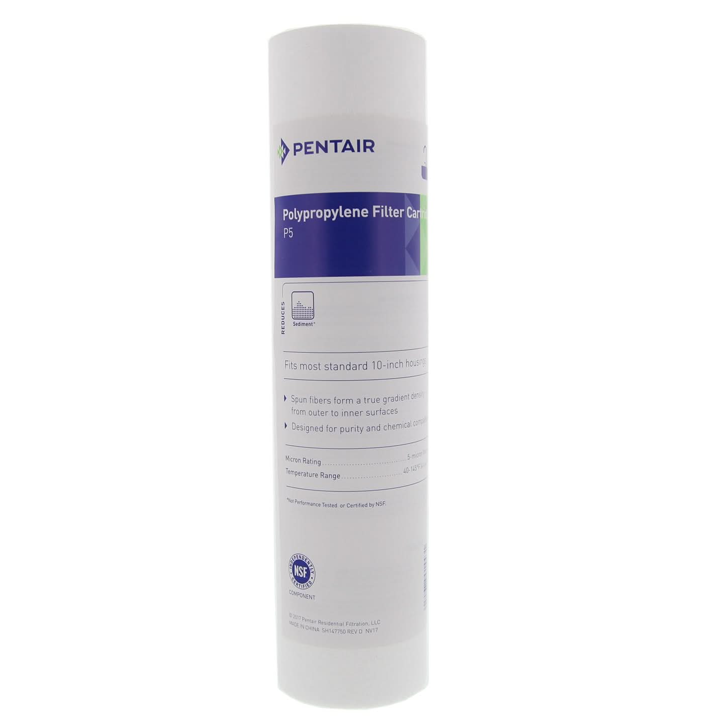 Pentek P5 Sediment Water Filter (9-3/4-inch x 2-3/8-inch) - WaterFilters.NET