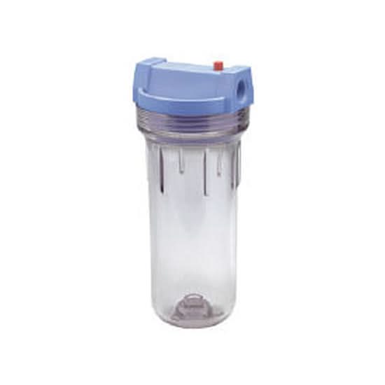 Pentek 158117 Slim Line #10 Clear 1/4-Inch Housing w/pr - WaterFilters.NET