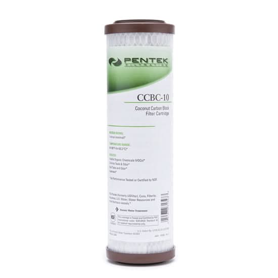 Pentek CCBC-10 Coconut Carbon Water Filters (9-3/4-inch x 2-7/8-inch) - WaterFilters.NET