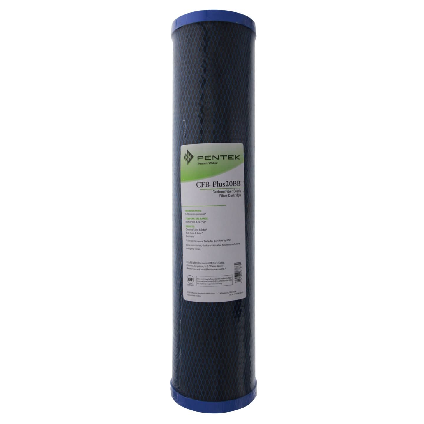 Pentek CFB-PLUS20BB Replacement Filter Cartridge - WaterFilters.NET