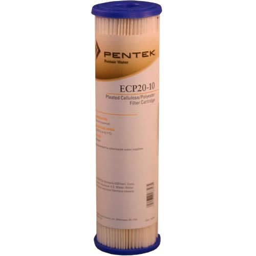 Pentek ECP20-10 Pleated Sediment Water Filters (9-3/4-inch x 2-5/8-inch)