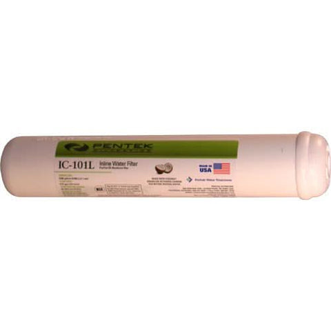 Filtre à Charbon Actif Pentek 155656-06 - 1/4" NPT, 9460L Capacité, Pour Purification Eau