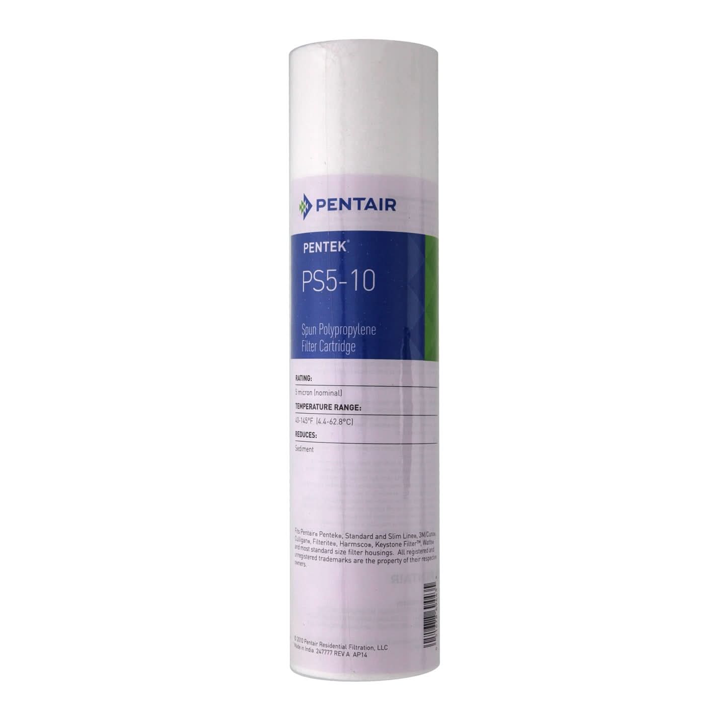 Pentek PS5-10C Sediment Water Filters (9-3/4-inch x 2-3/8-inch) - WaterFilters.NET