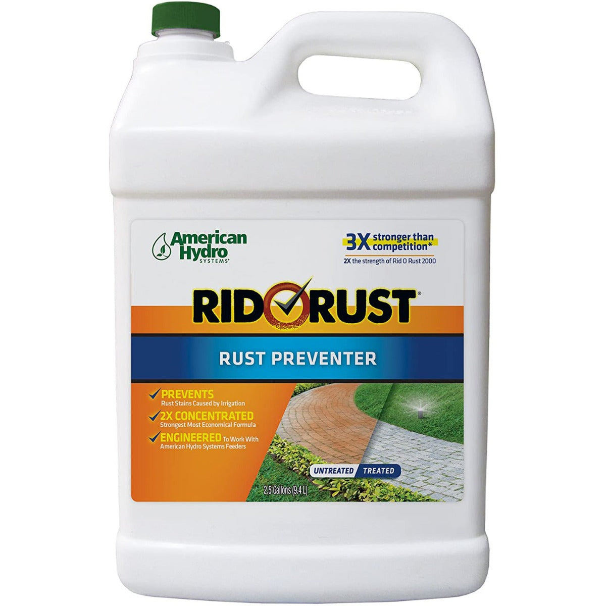 RR1-2.5 Rid O&#39; Rust 2X Concentrate Rust Preventer by American Hydro Systems (2.5 Gallon Container)