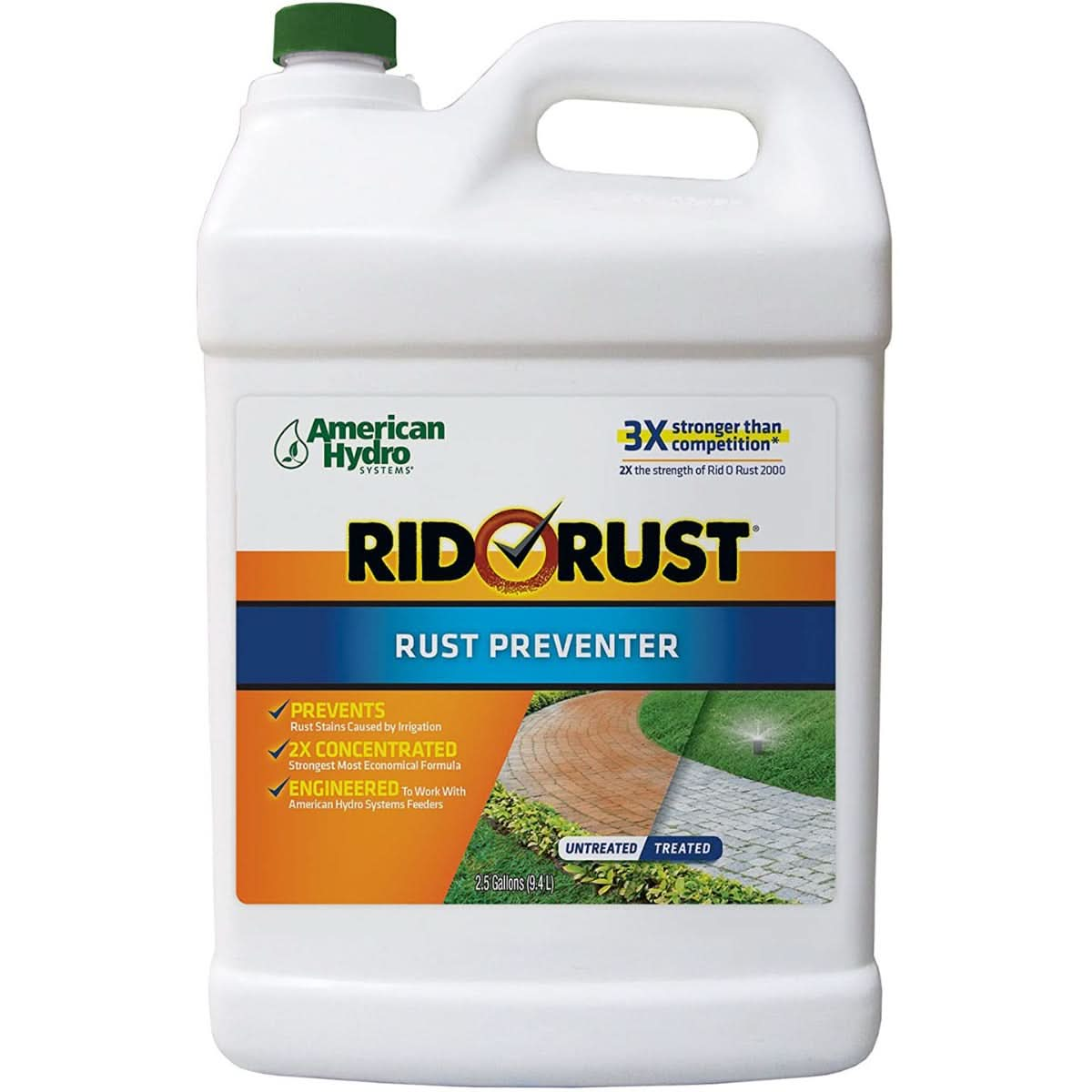 RR1-2.5 Rid O' Rust 2X Concentrate Rust Preventer by American Hydro Systems (2.5 Gallon Container)