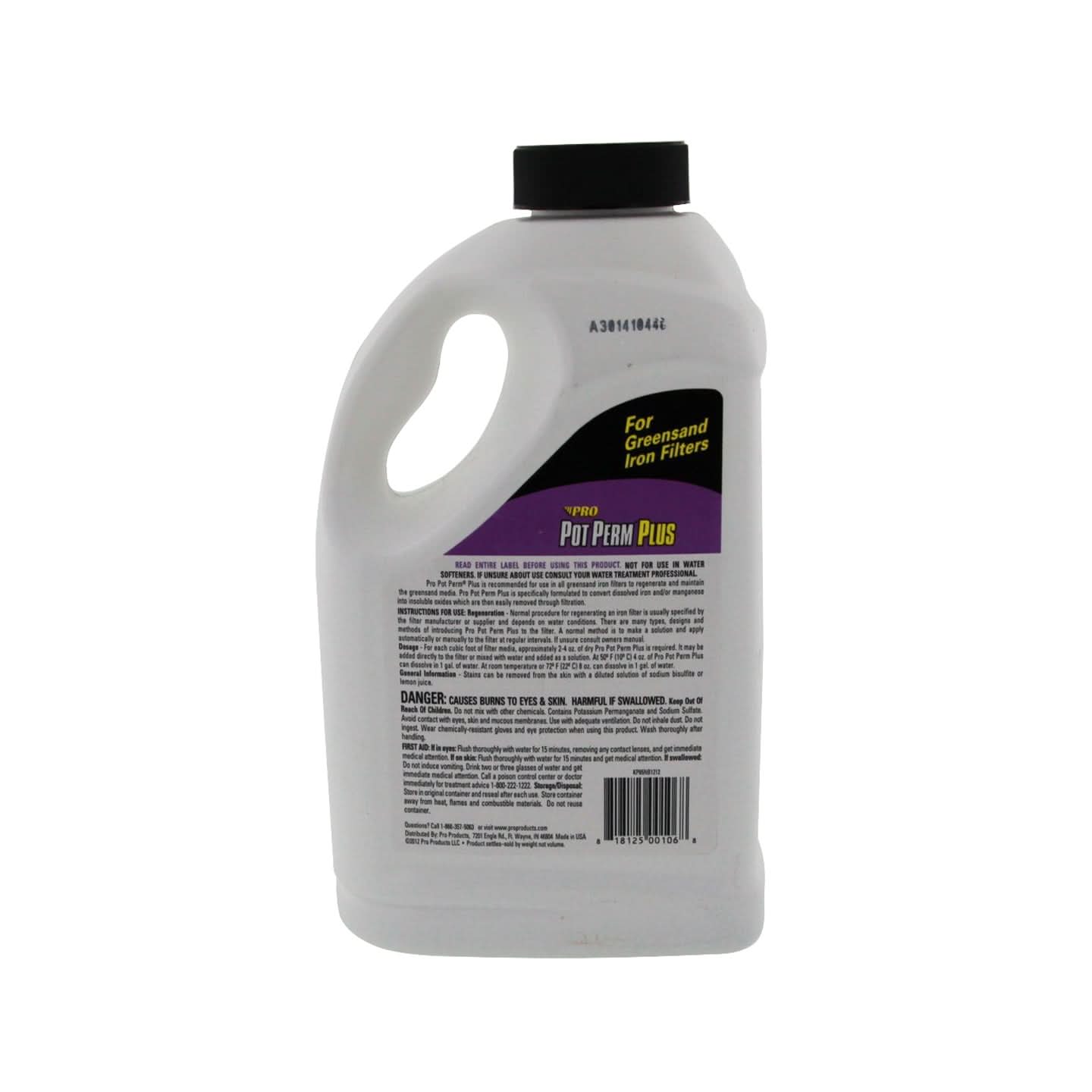 Pot Perm Free Flow Iron Filter Regenerant by Pro Products - WaterFilters.NET