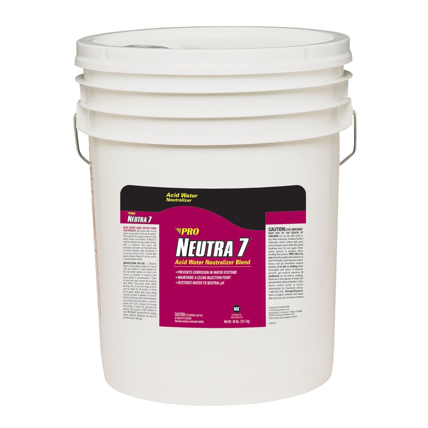 Pro Products SP40N Neutra 7 Acid Water Neutralizer (40 lb pail) - WaterFilters.NET