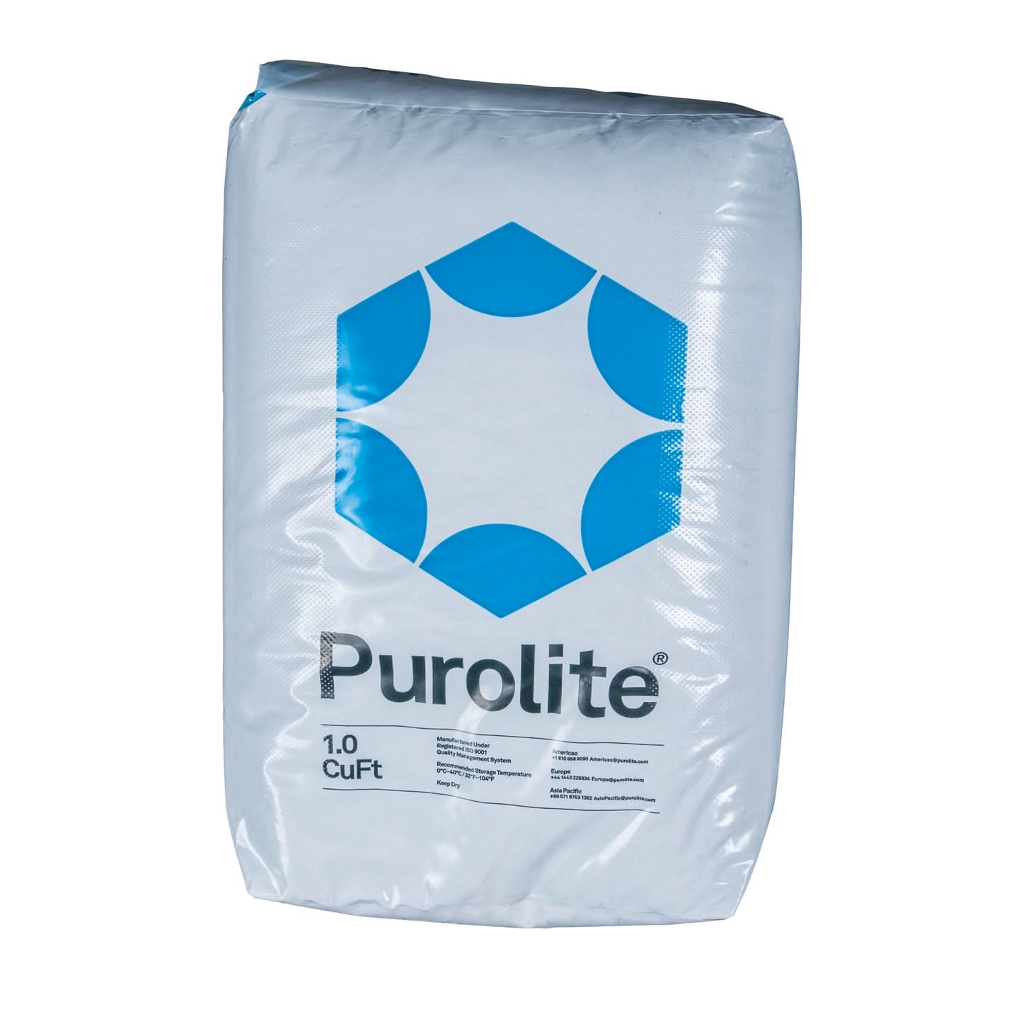 Purolite C-100H Deionization Resin (52 lbs/1 Cubic Foot) - WaterFilters.NET