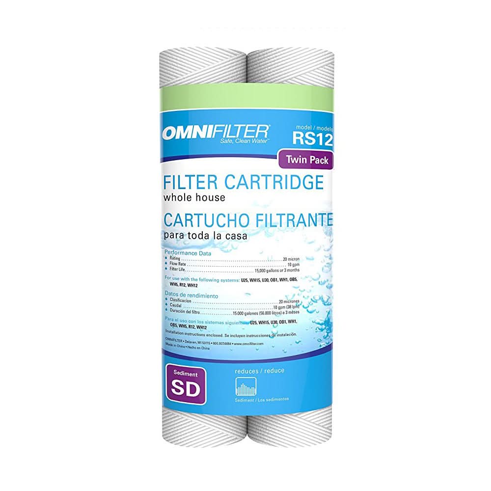 OmniFilter RS12-DS3-S06 Whole House Replacement Filter Cartridge (2-Pack) - WaterFilters.NET