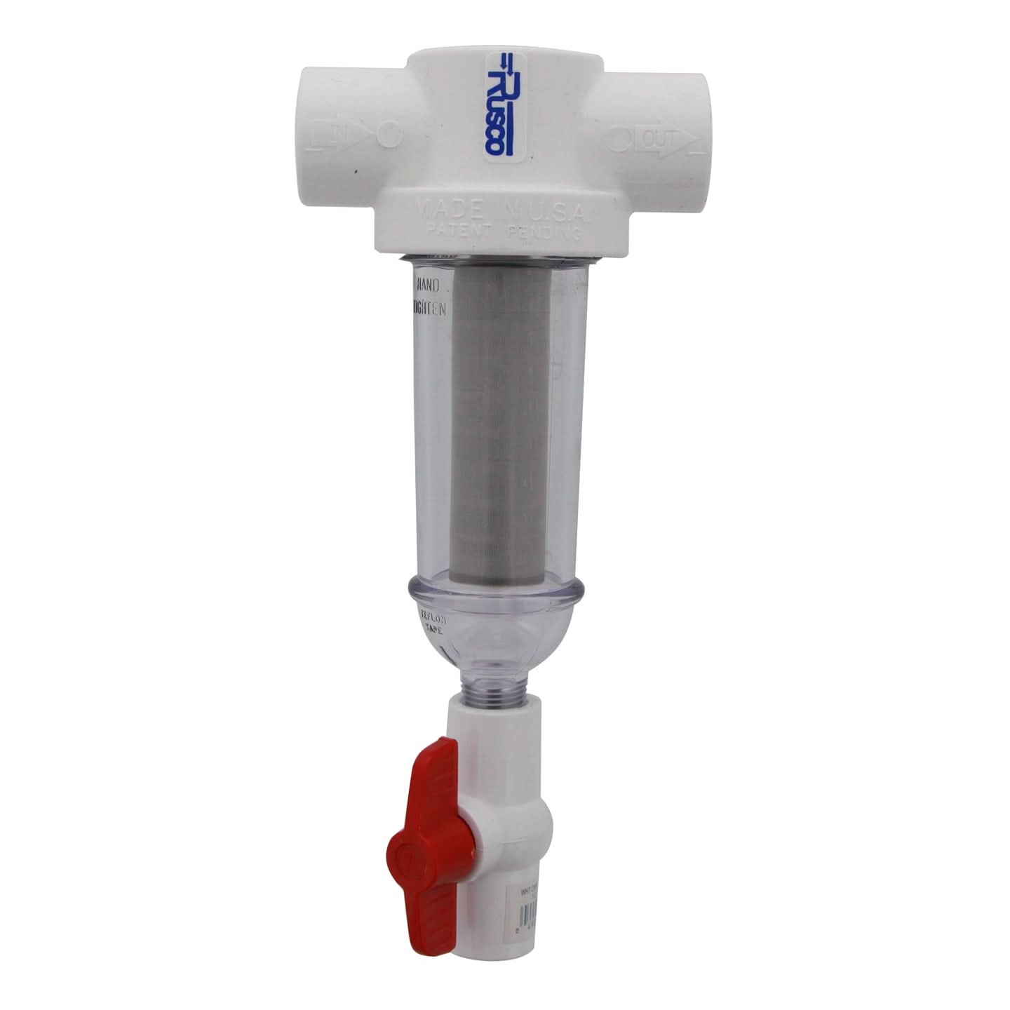 Rusco 2-100SS-F Stainless Steel Screen Spin-Down Filter System - WaterFilters.NET