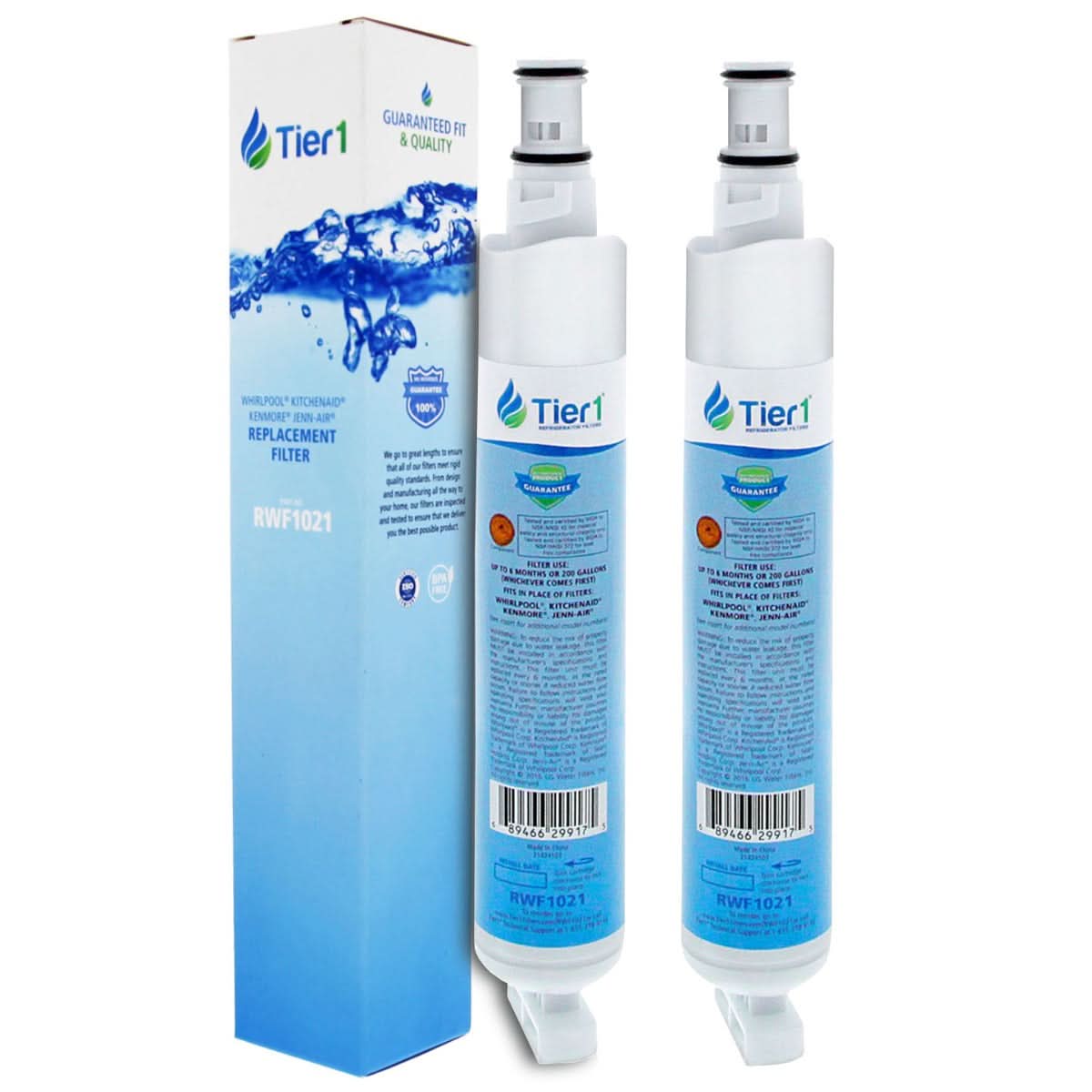 Tier1 EveryDrop EDR6D1 Whirlpool 4396701 Refrigerator Water Filter Replacement Comparable - WaterFilters.NET