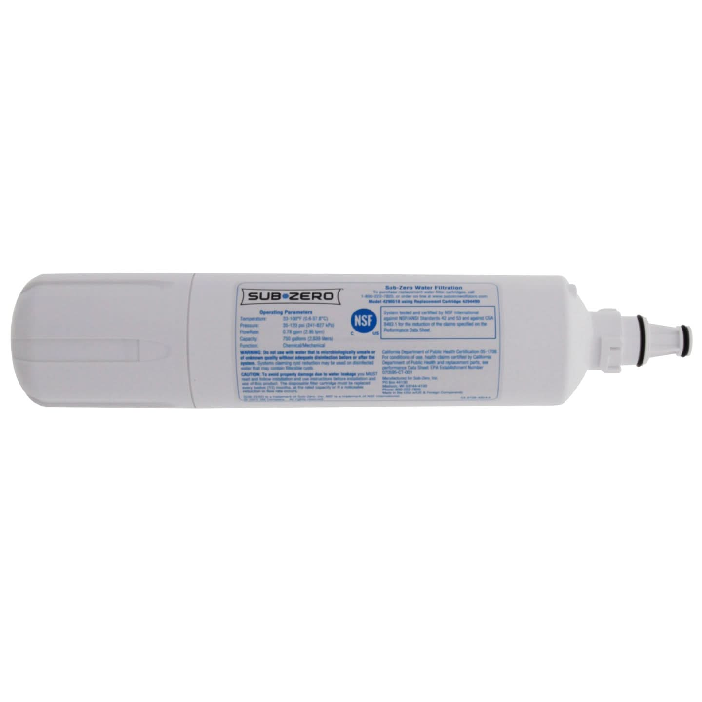 4204490 Sub-Zero Refrigerator Water Filter (side)