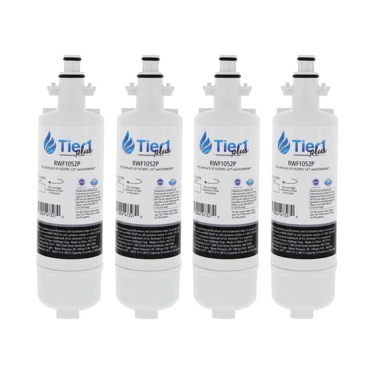 Tier1 Plus LG LT700P Comparable Lead And Mercury Reducing Refrigerator Water Filter