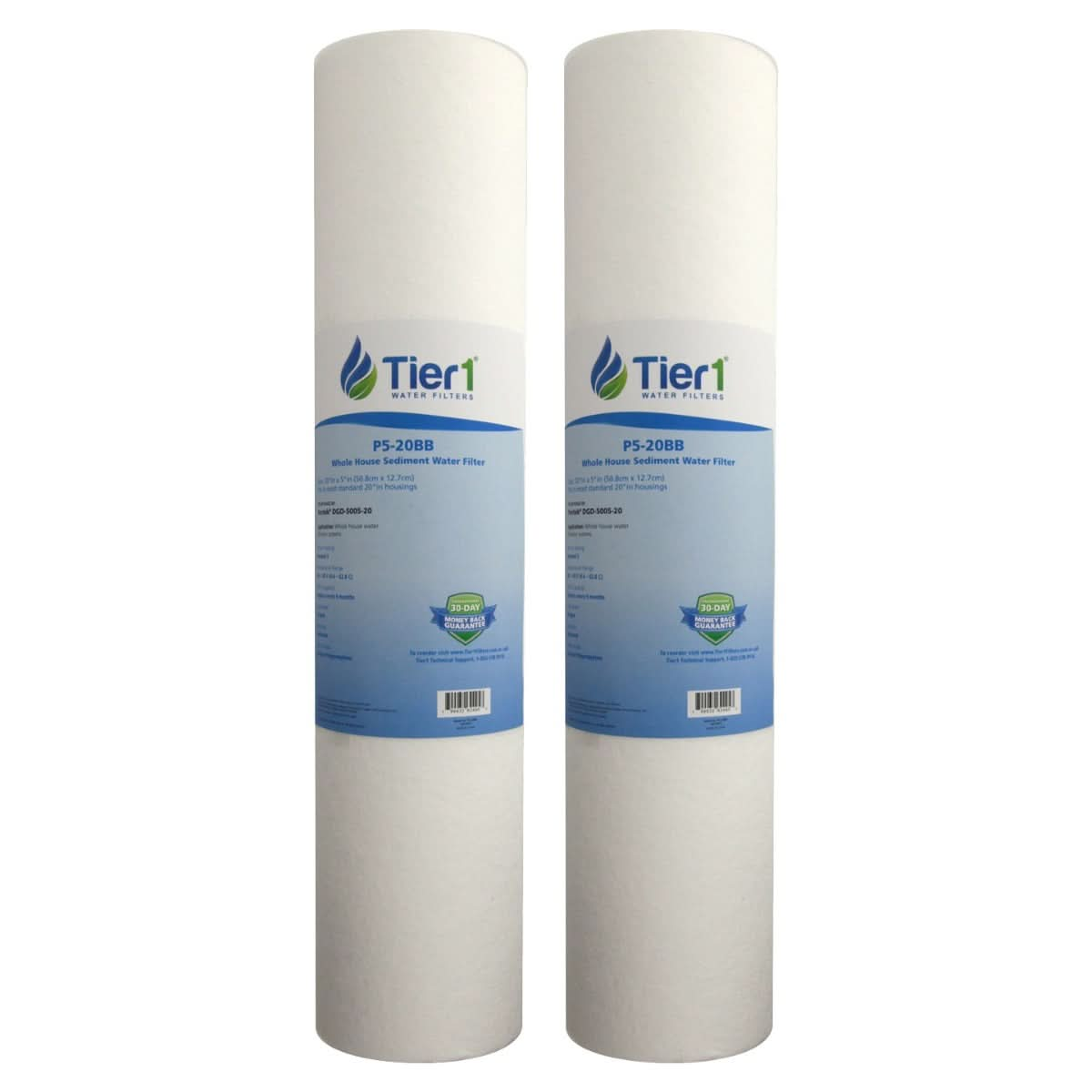 20 X 4.5 Spun Wound Polypropylene Replacement Filter by Tier1 (5 micron)