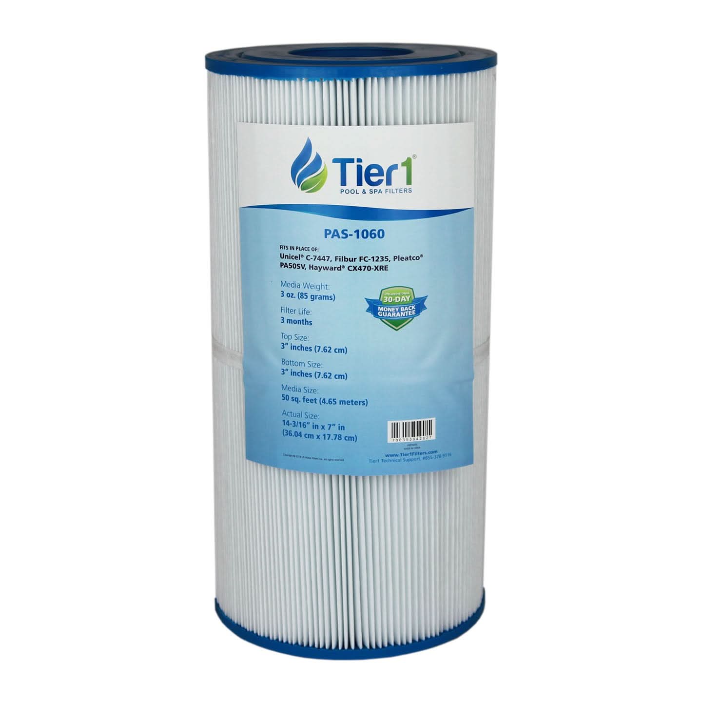 14-3/16 X 7-Inch Tier1 PAS-1060 Replacement For CX470-XRE & 25200-01505 - WaterFilters.NET