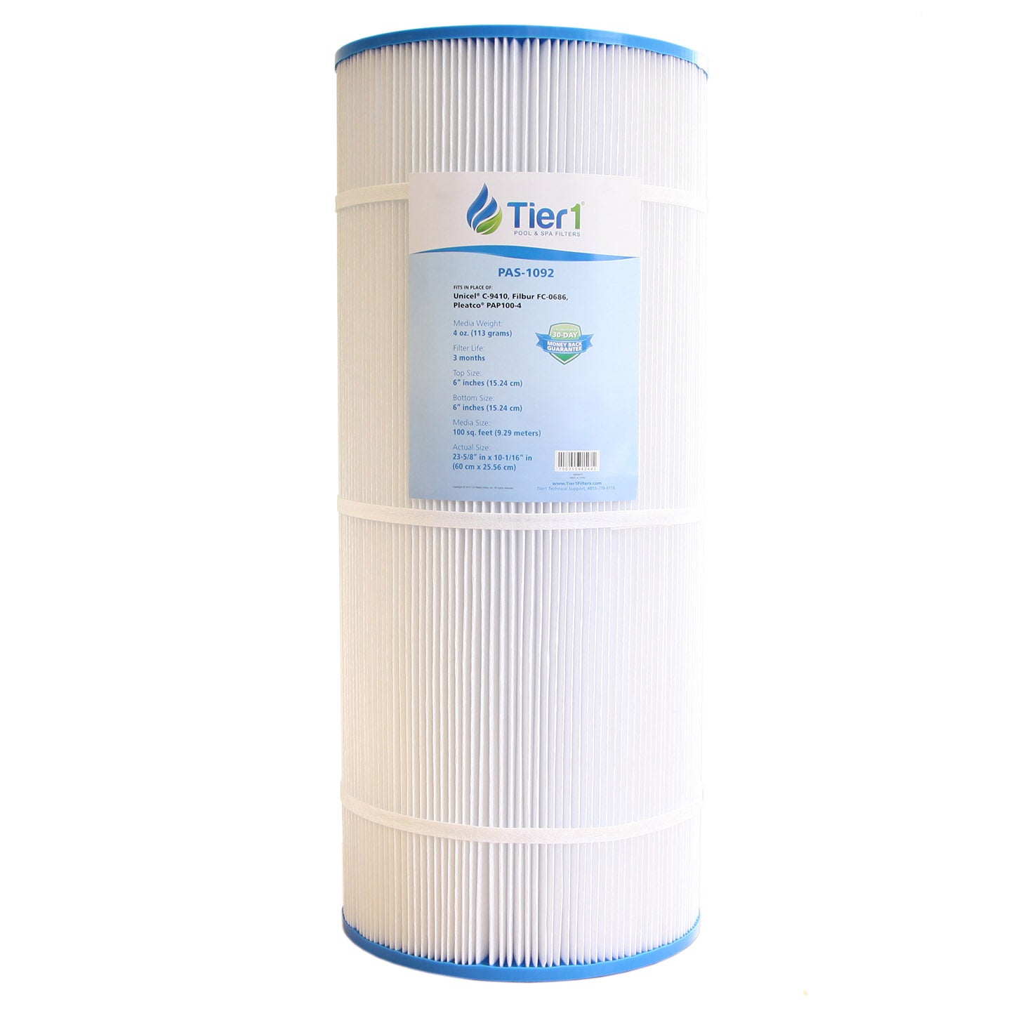 Tier1 Pleatco PAP100-4 and PAP100-M4 Replacement Pool Filter