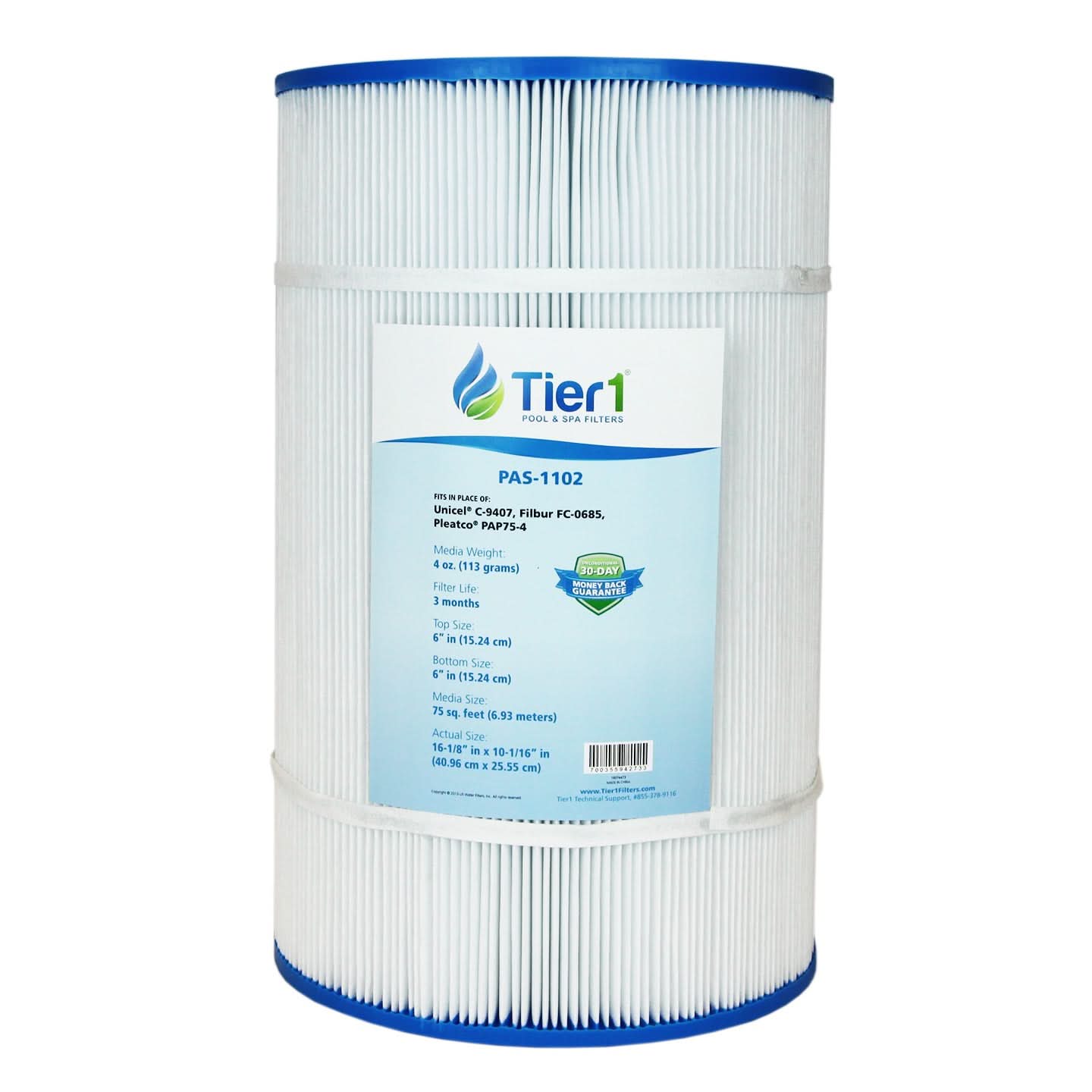 Tier1 Brand Replacement Pool and Spa Filter for R173214 & 59054100 - WaterFilters.NET
