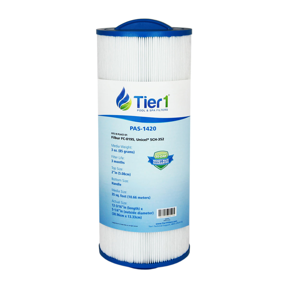 Tier1 Brand Replacement Pool and Spa Filter for 20042, 370-0242 &amp; 370-0243