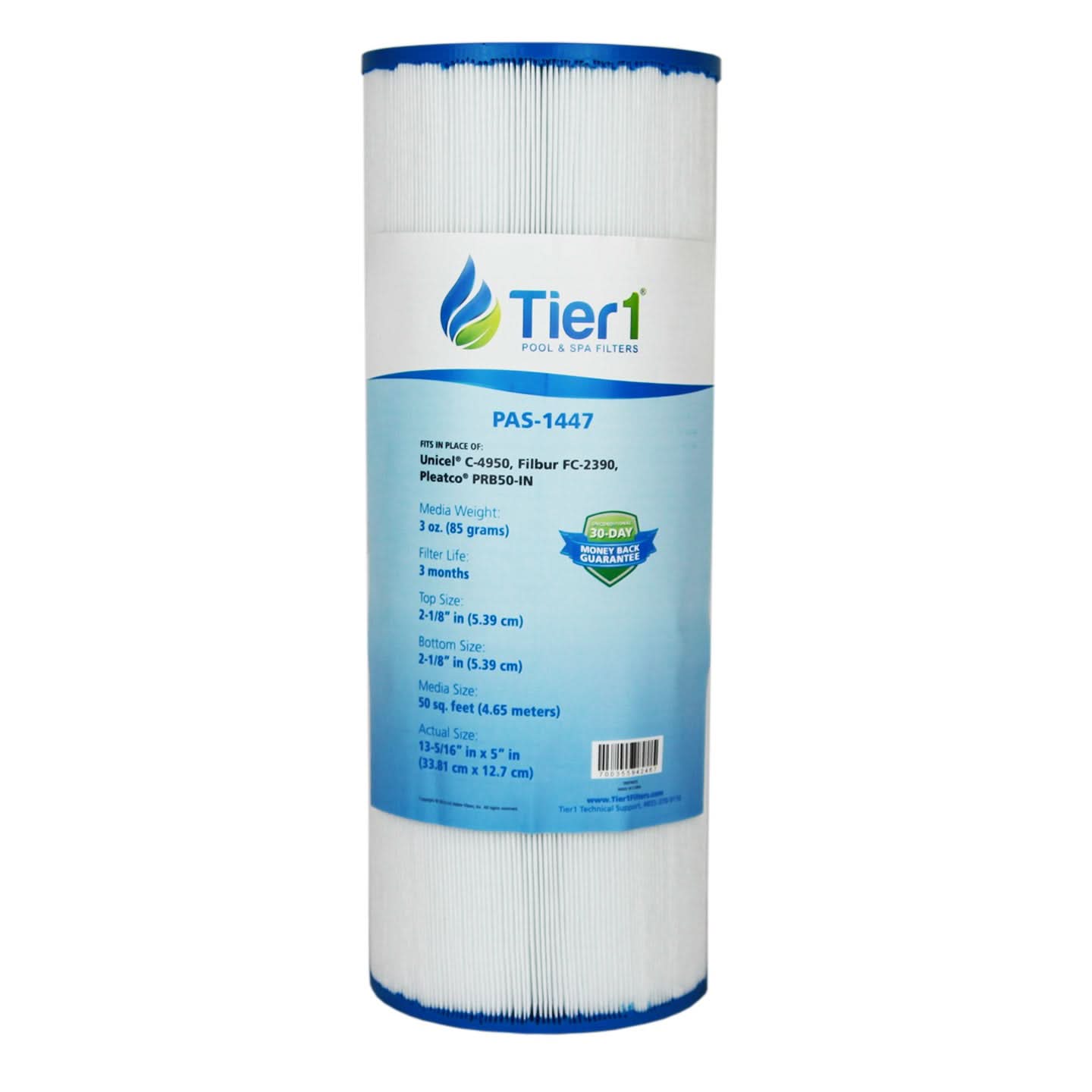 Tier1 Brand Replacement Pool and Spa Filter for 03FIL1600 - WaterFilters.NET