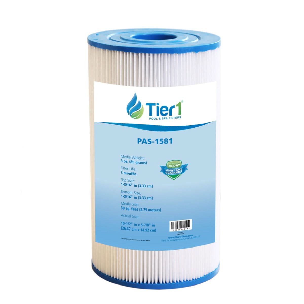 Tier1 Brand Replacement Pool and Spa Filter for 31489 - WaterFilters.NET