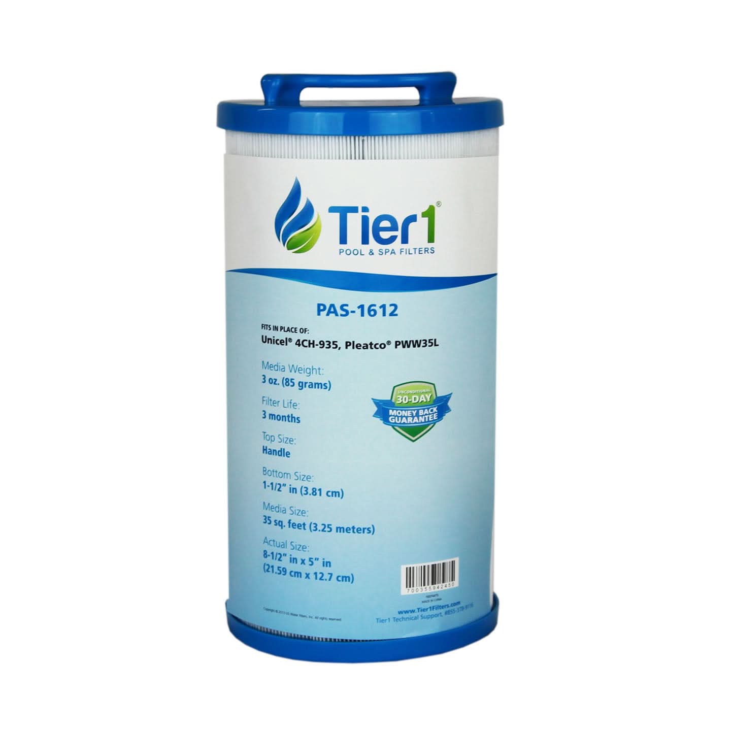 Tier1 Brand Replacement Pool and Spa Filter for 817-4035 - WaterFilters.NET