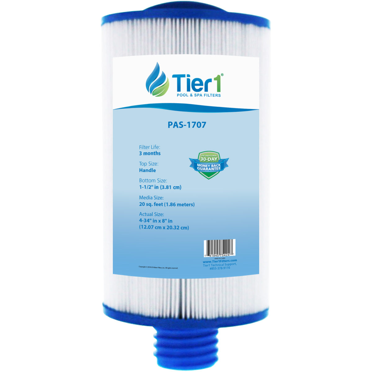 PLEATCO-PSANT20P3 Comparable Replacement filter Cartridge by Tier1
