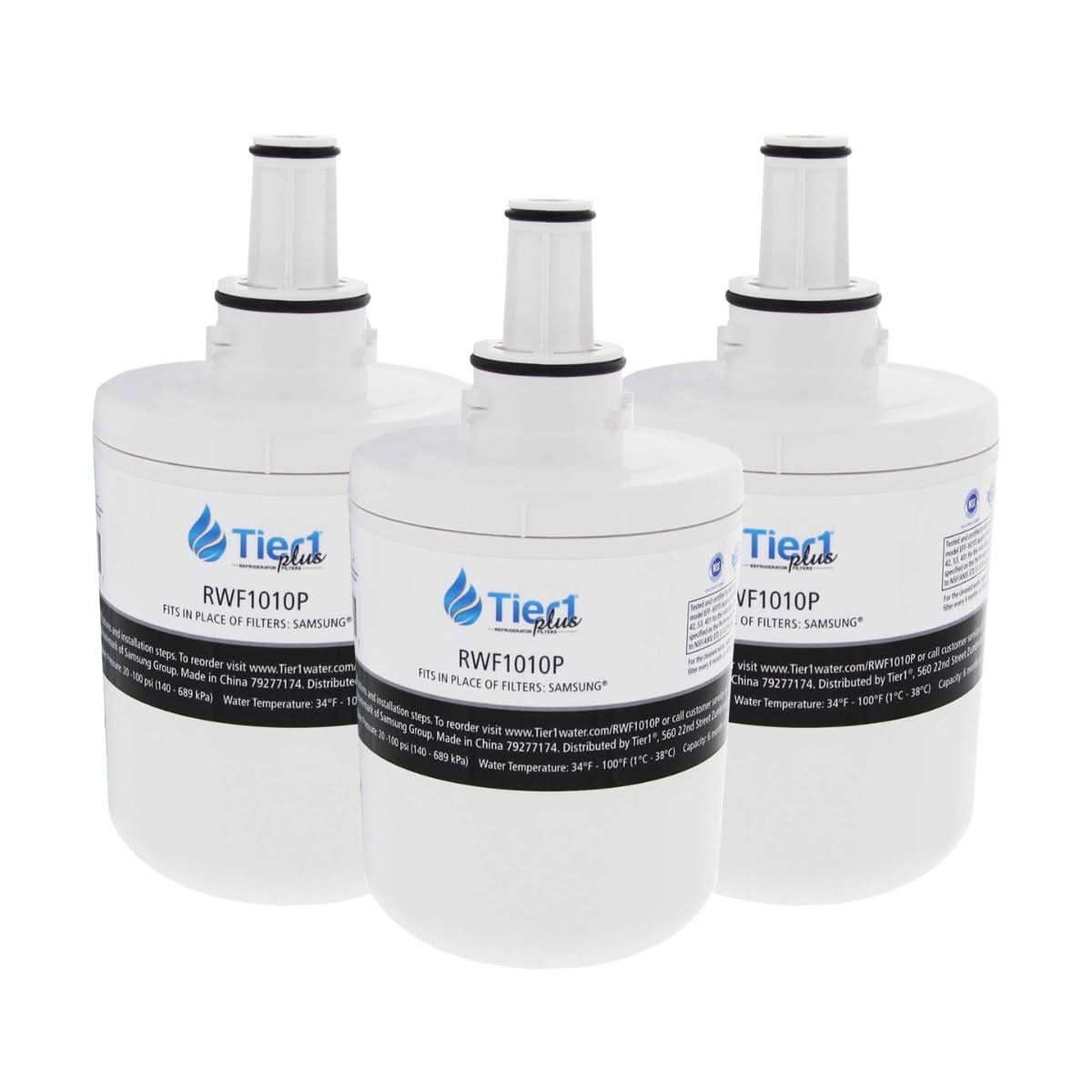 Tier1 Plus Samsung DA29-00003G Comparable Lead And Mercury Reducing Refrigerator Water Filter