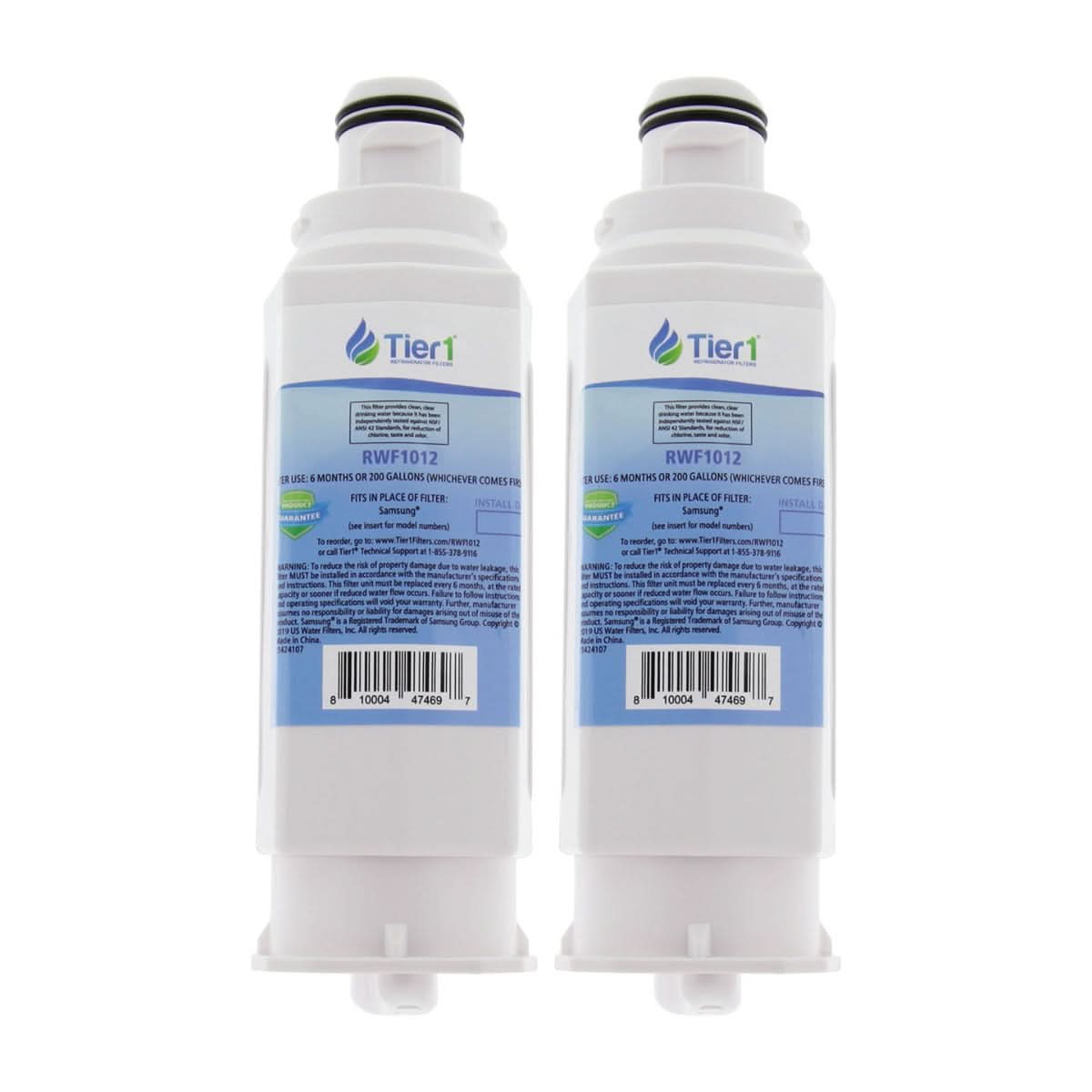 Tier1 Samsung DA97-17376B / HAF-QIN/EXP Comparable Refrigerator Water Filter - WaterFilters.NET