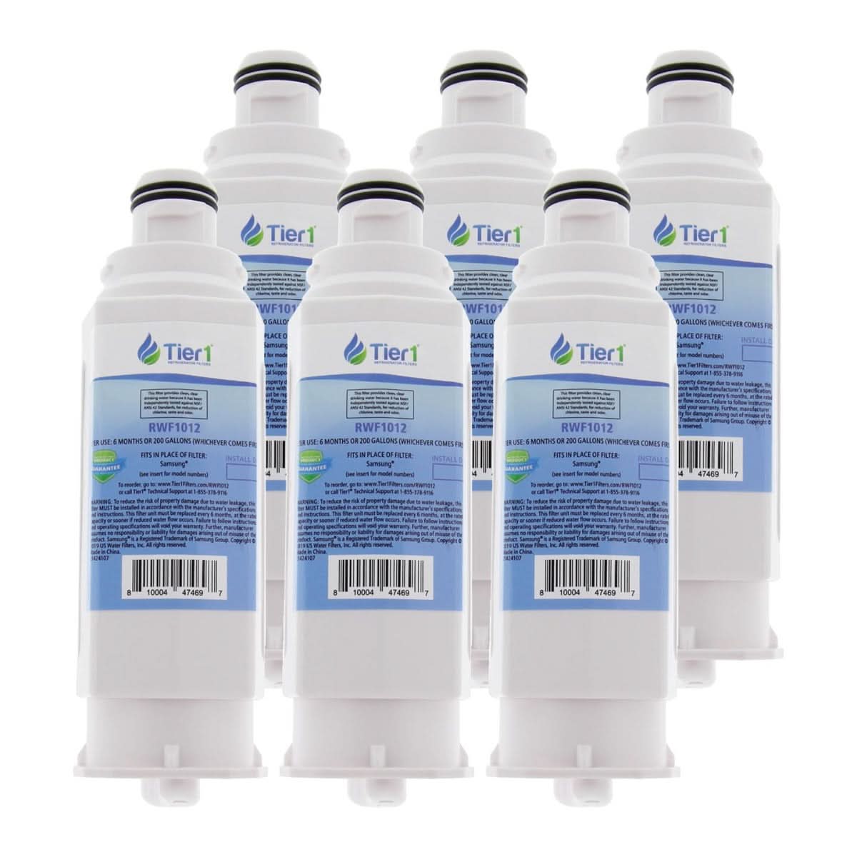 Tier1 Samsung DA97-17376B / HAF-QIN/EXP Comparable Refrigerator Water Filter - WaterFilters.NET