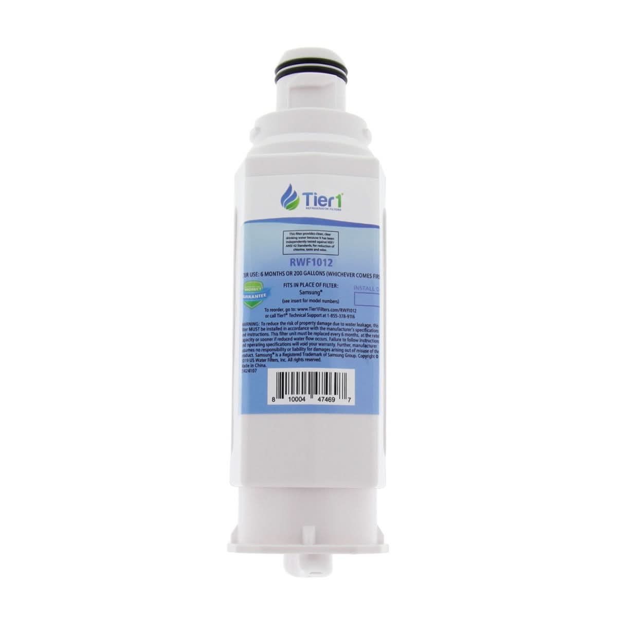 Tier1 Samsung DA97-17376B / HAF-QIN/EXP Comparable Refrigerator Water Filter - WaterFilters.NET